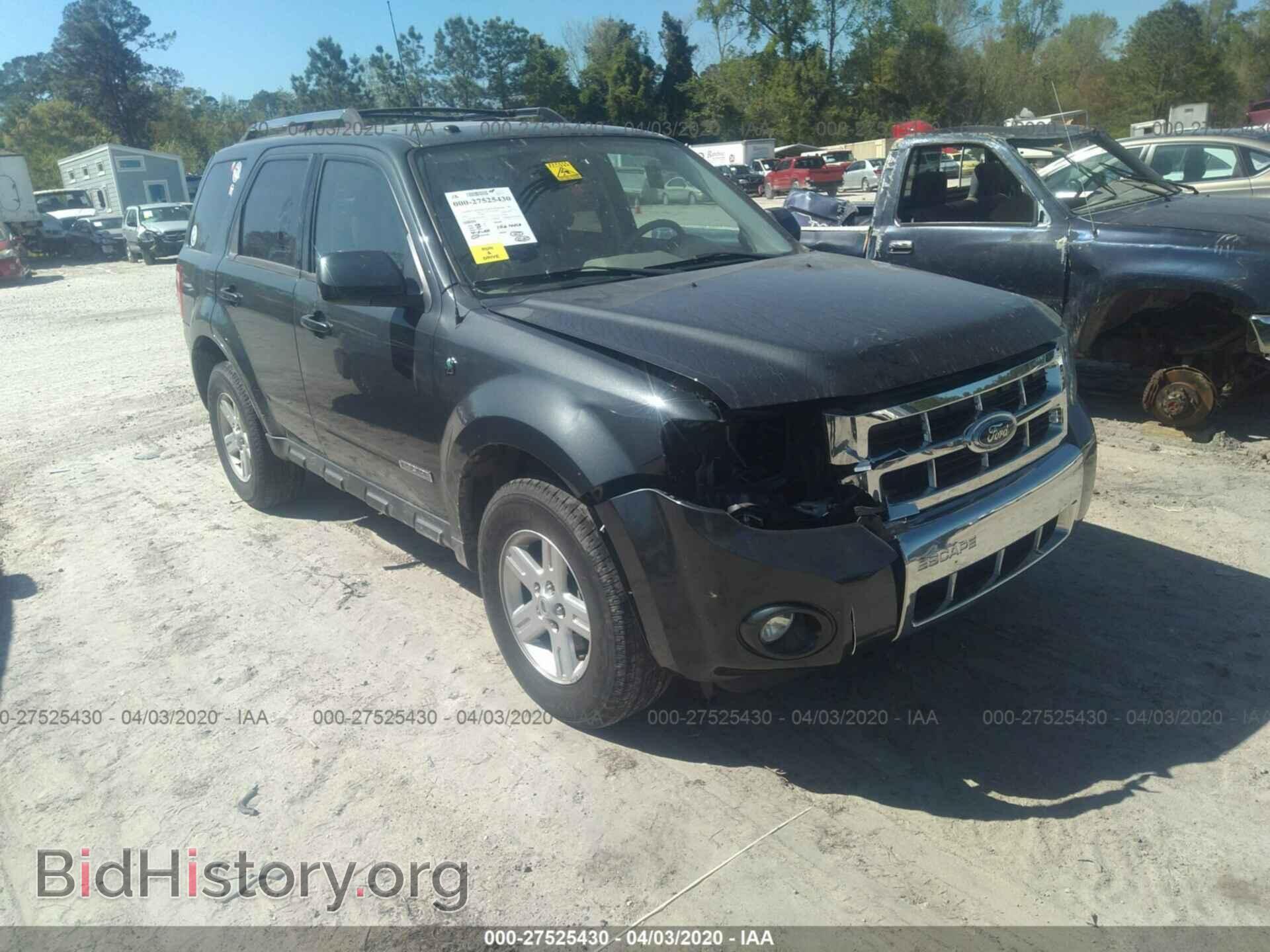 Photo 1FMCU49H38KD29983 - FORD ESCAPE 2008