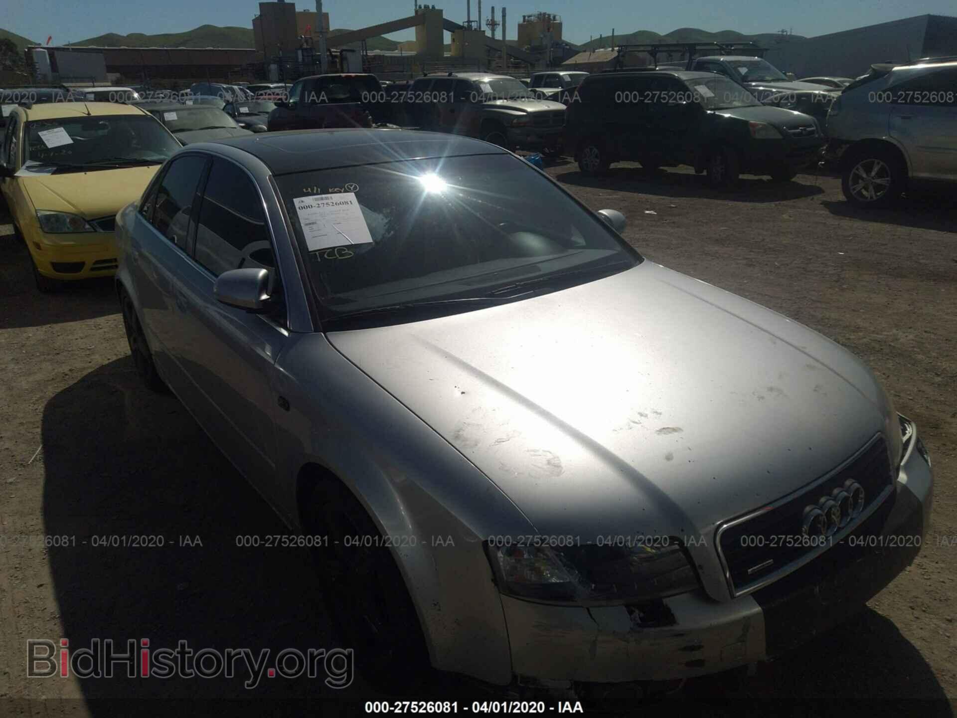 Фотография WAULT68E72A117351 - AUDI A4 2002