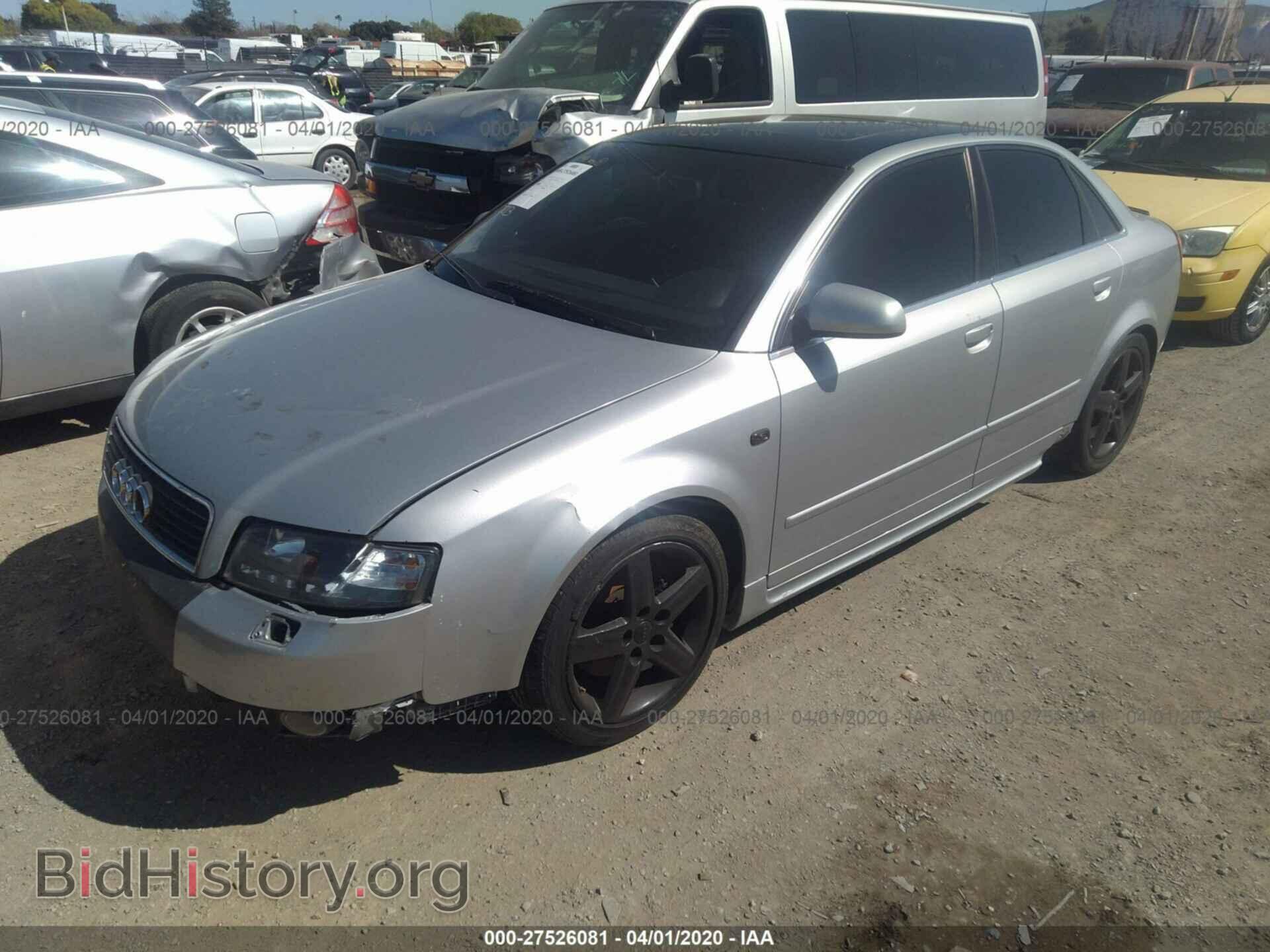 2002 AUDI A4 - VIN: WAULT68E72A117351 - Фото 2