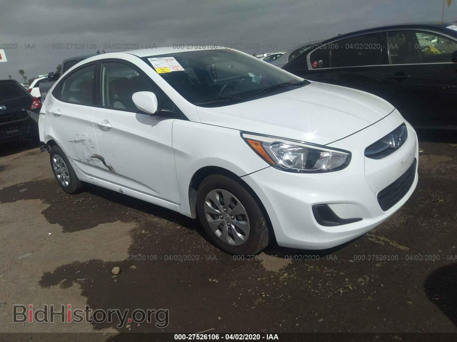 Фотография KMHCT4AE7HU334922 - HYUNDAI ACCENT 2017