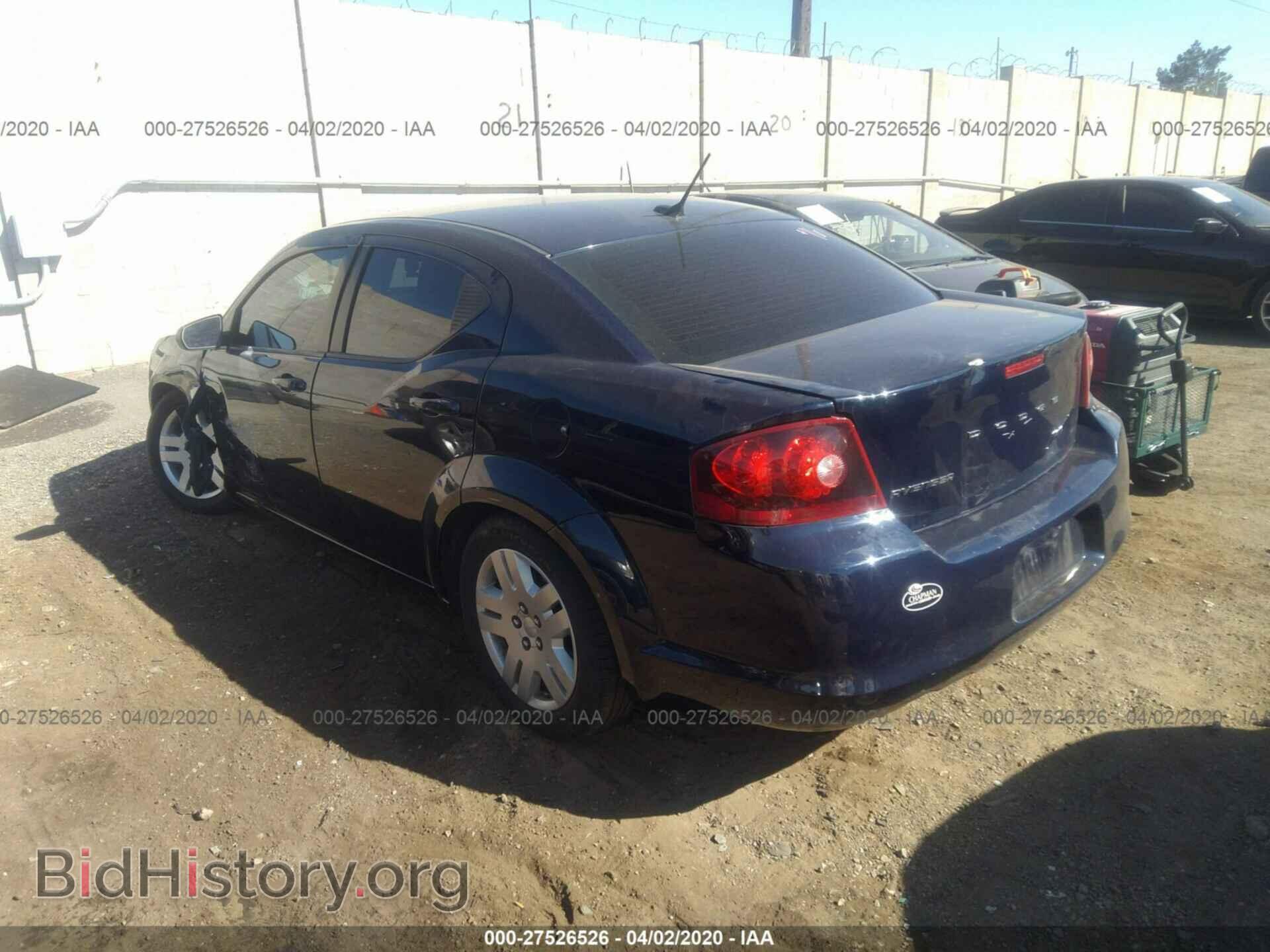2014 DODGE AVENGER - VIN: 1C3CDZAG3EN154671 - Фото 3