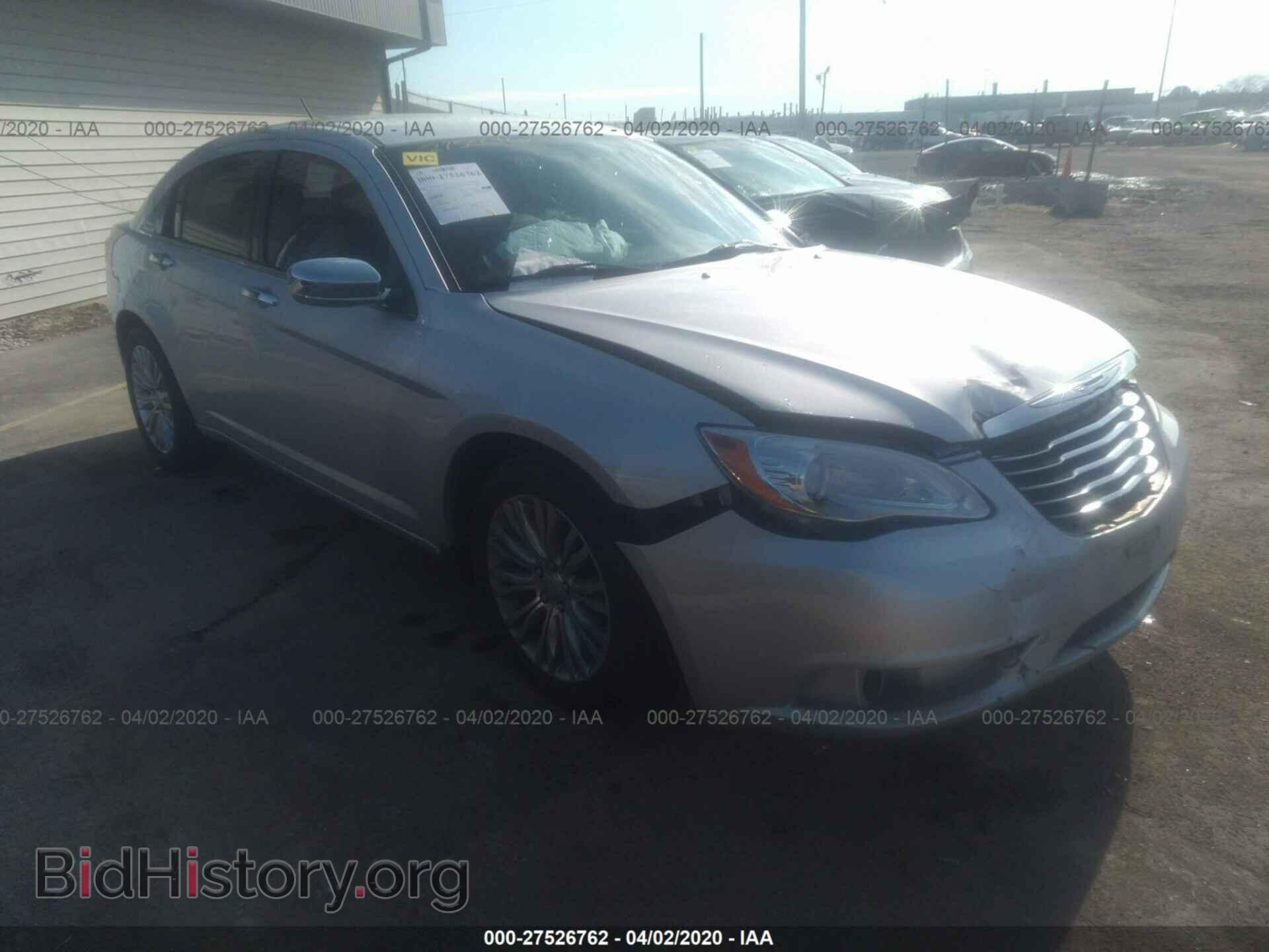 Фотография 1C3CCBCB3CN263172 - CHRYSLER 200 2012