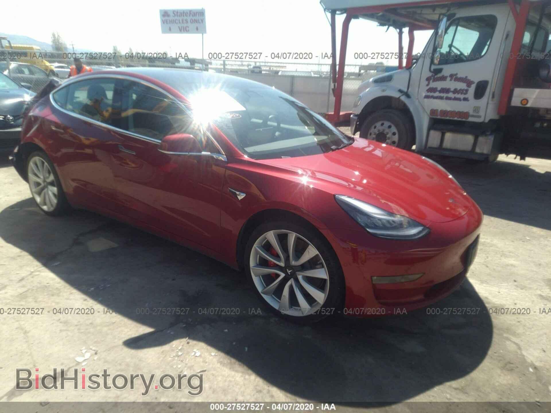 Photo 5YJ3E1EB3JF075356 - TESLA MODEL 3 2018