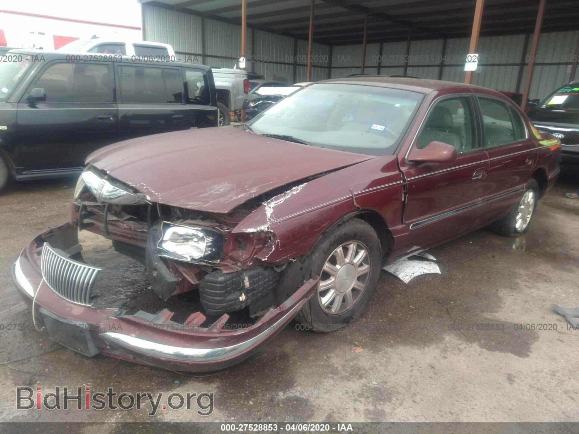 2000 LINCOLN CONTINENTAL - VIN: 1LNHM97V6YY920432 - Фото 2