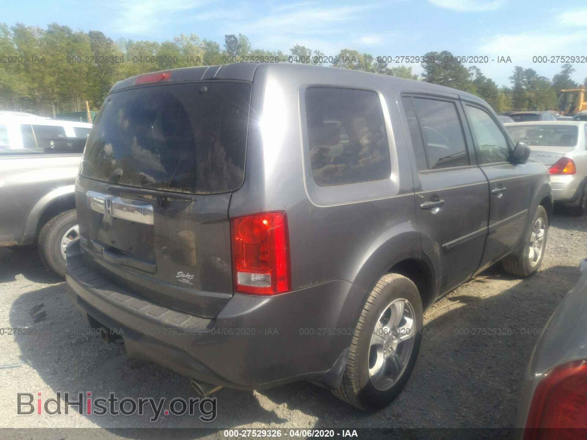 2013 HONDA PILOT - VIN: 5FNYF3H78DB008634 - Фото 4