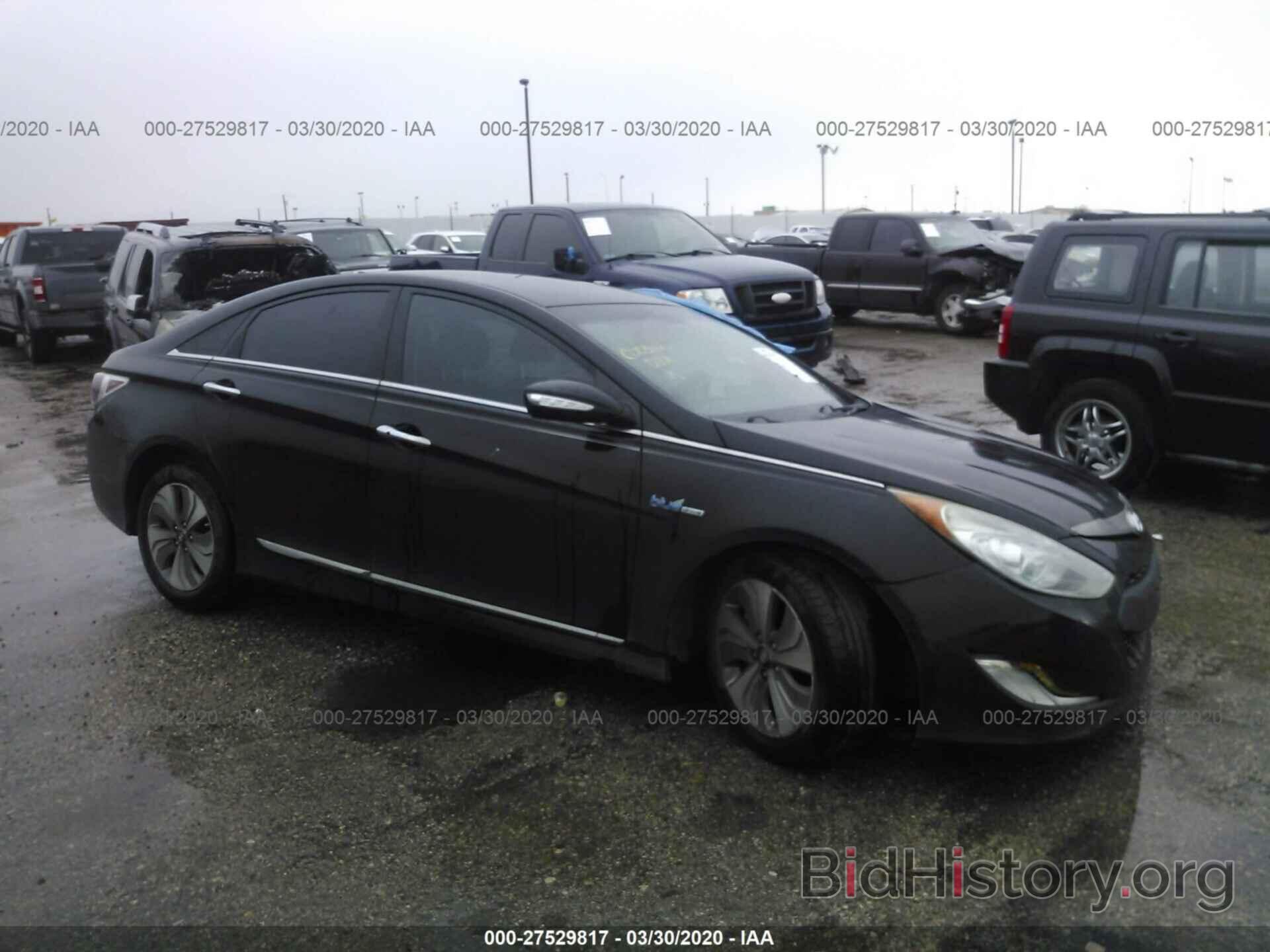 Photo KMHEC4A44DA095387 - HYUNDAI SONATA HYBRID 2013