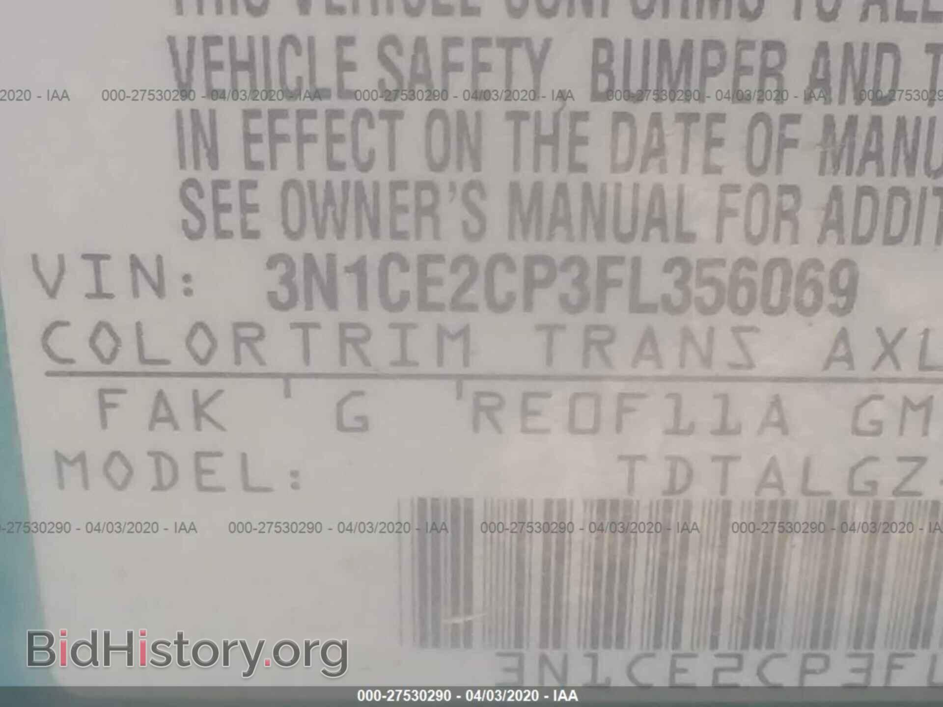 2015 NISSAN VERSA NOTE - VIN: 3N1CE2CP3FL356069 - Фото 9