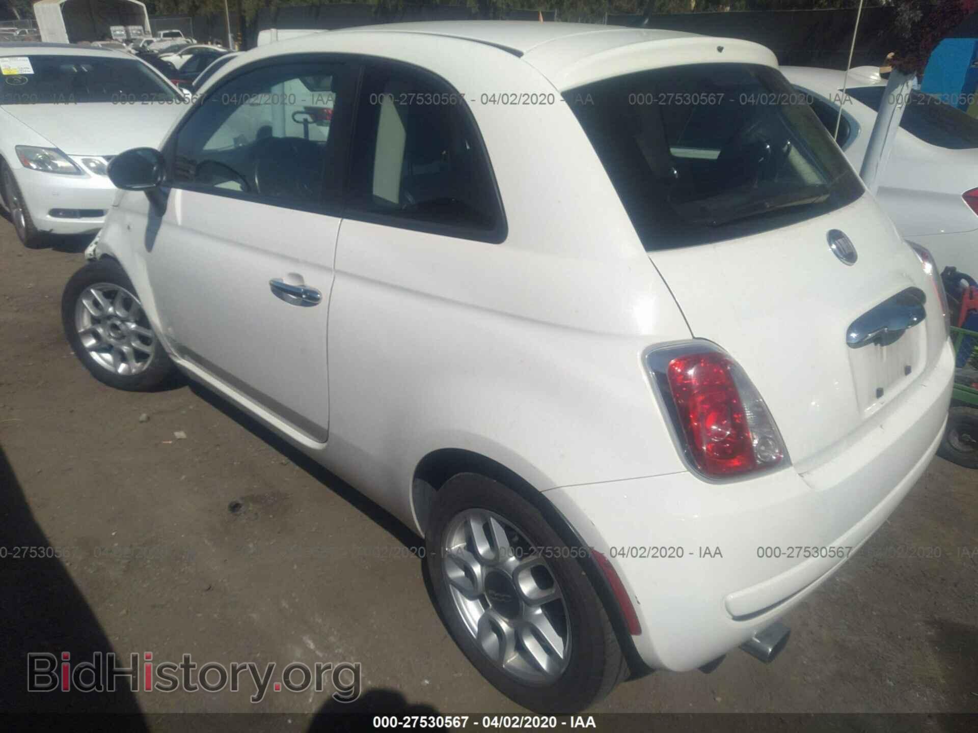 2012 FIAT 500 - VIN: 3C3CFFAR7CT288834 - Фото 3