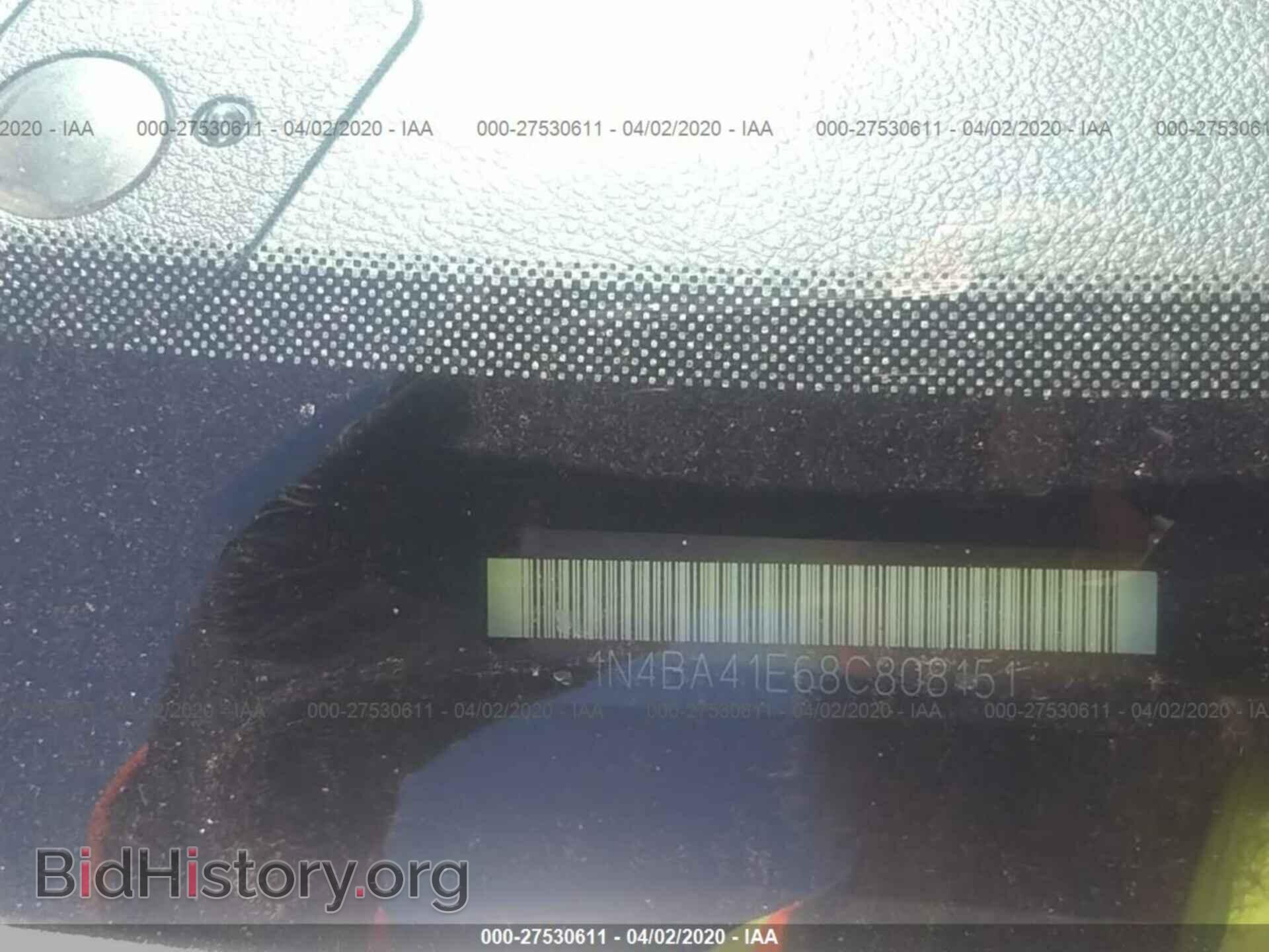 2008 NISSAN MAXIMA - VIN: 1N4BA41E68C808151 - Фото 9