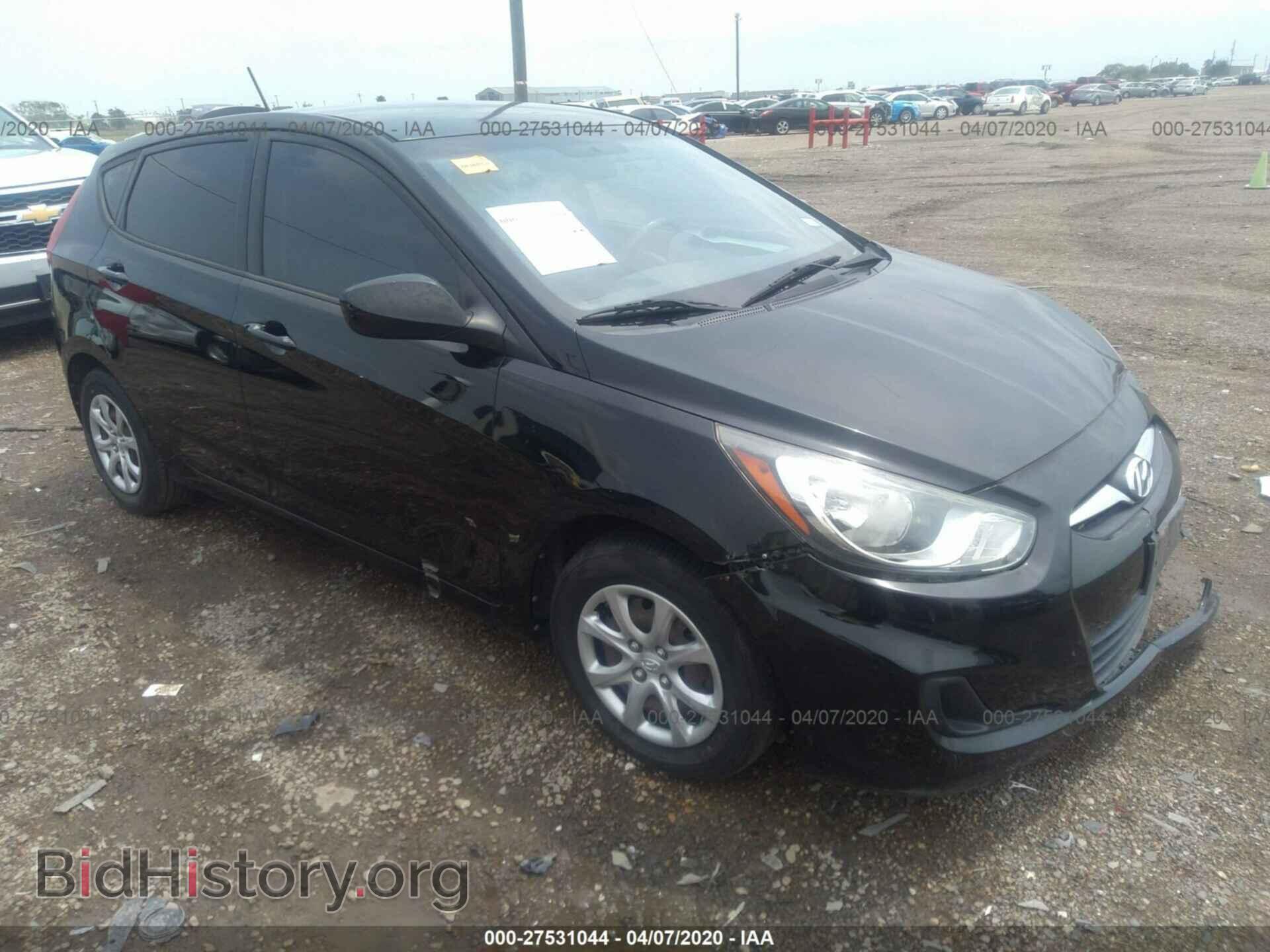 Photo KMHCT5AE8CU020534 - HYUNDAI ACCENT 2012