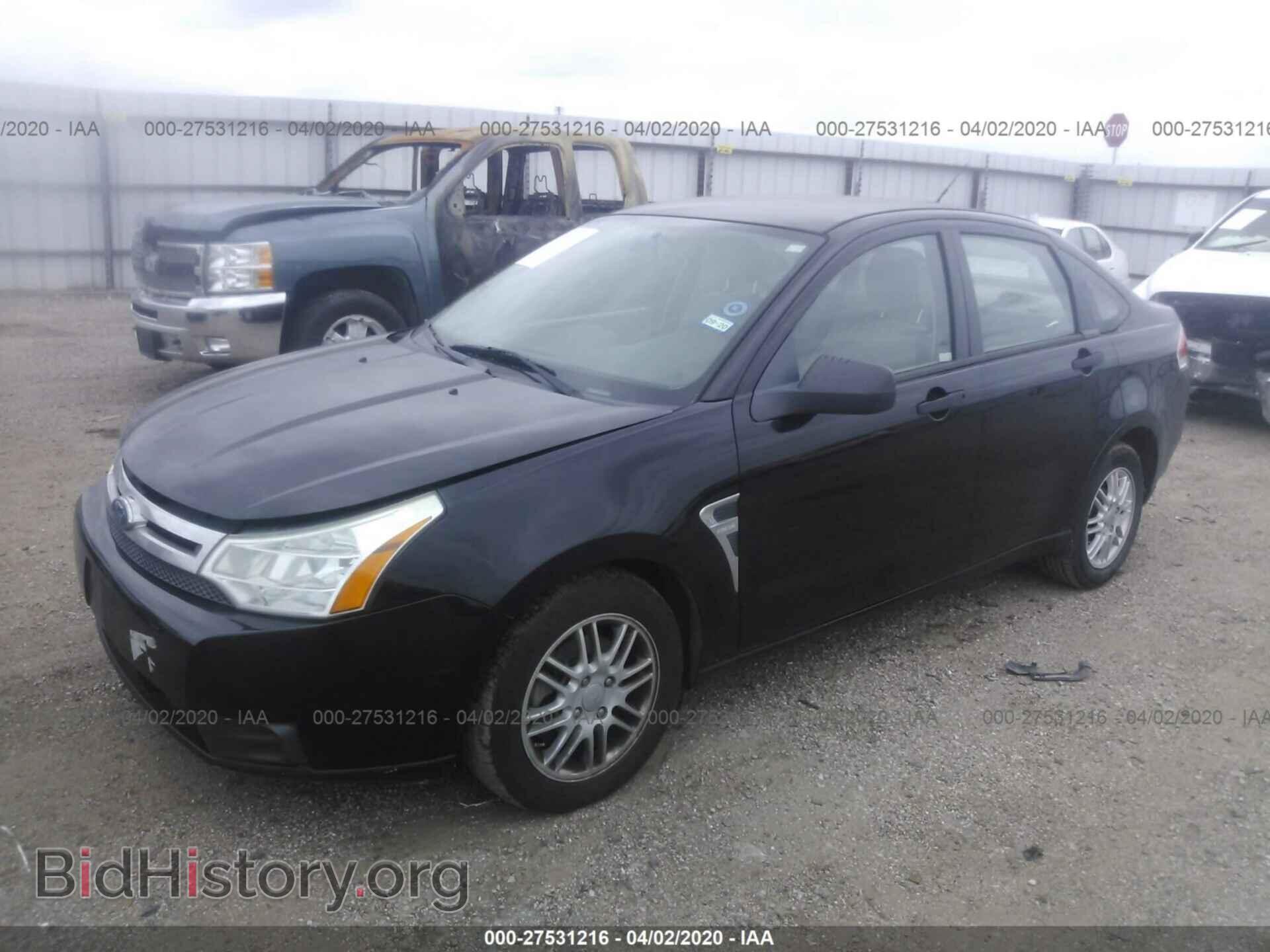 2008 FORD FOCUS - VIN: 1FAHP35N18W166255 - Фото 2