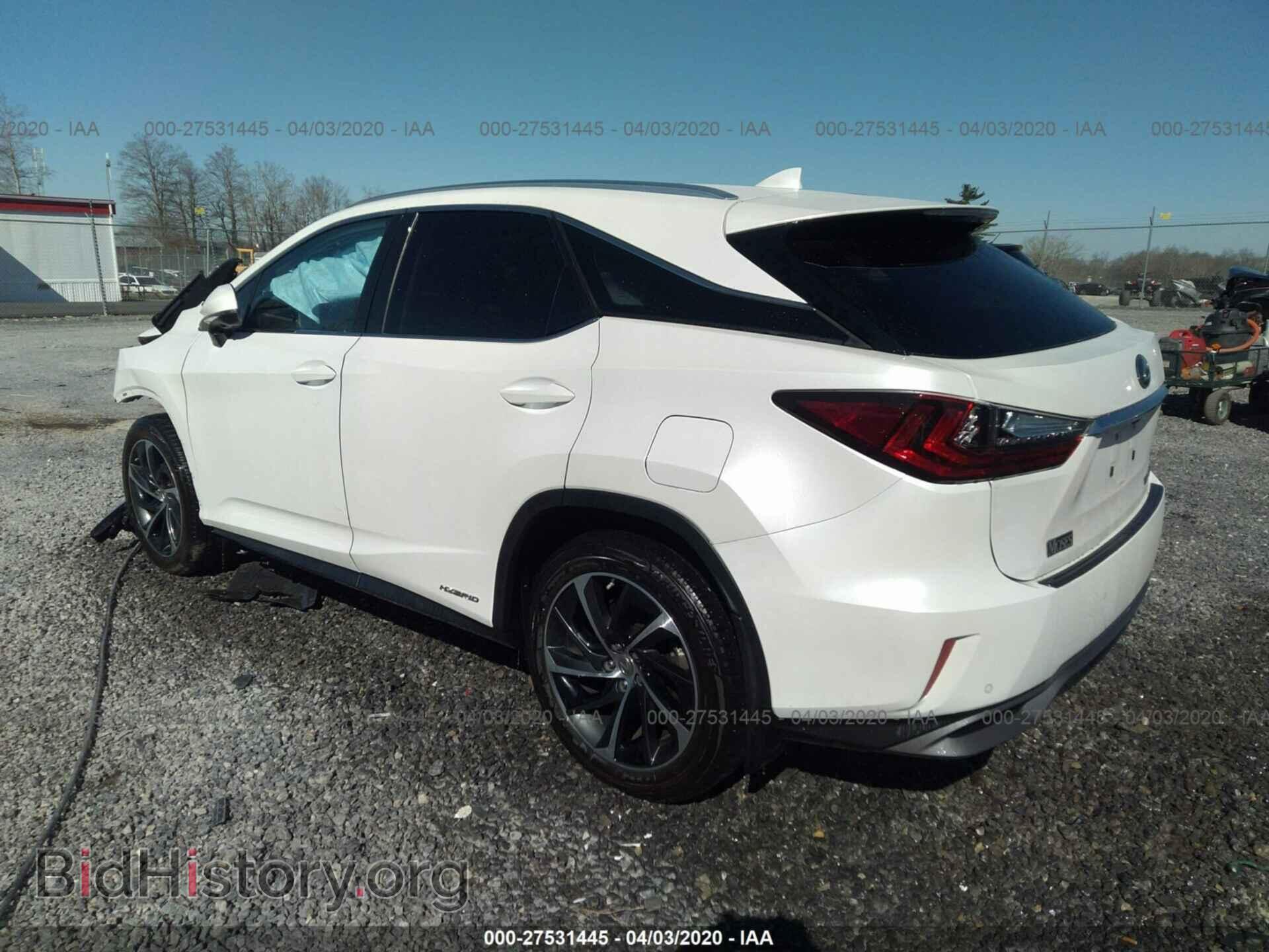 2016 LEXUS RX - VIN: 2T2BGMCA1GC005591 - Фото 3