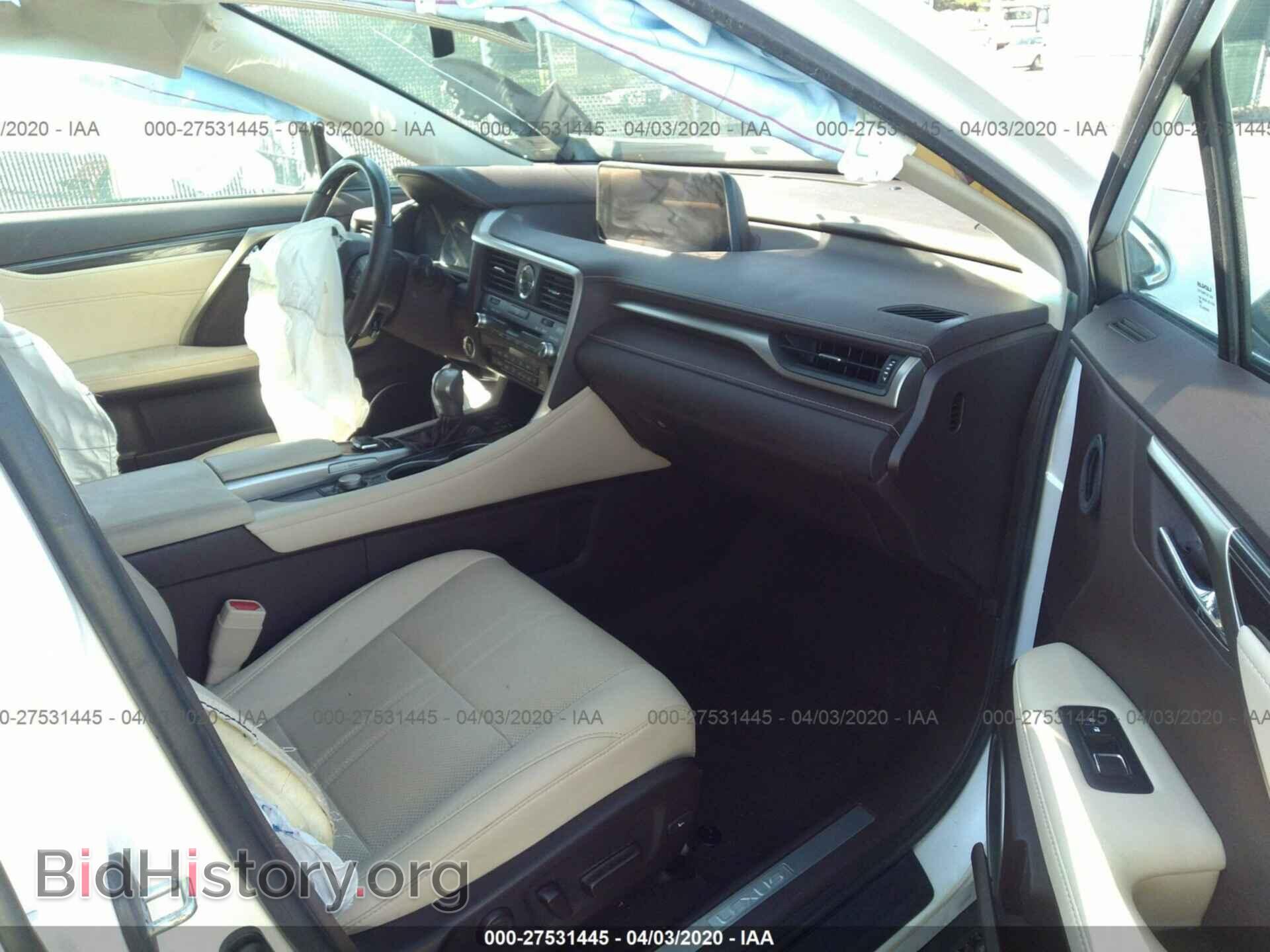 2016 LEXUS RX - VIN: 2T2BGMCA1GC005591 - Фото 5