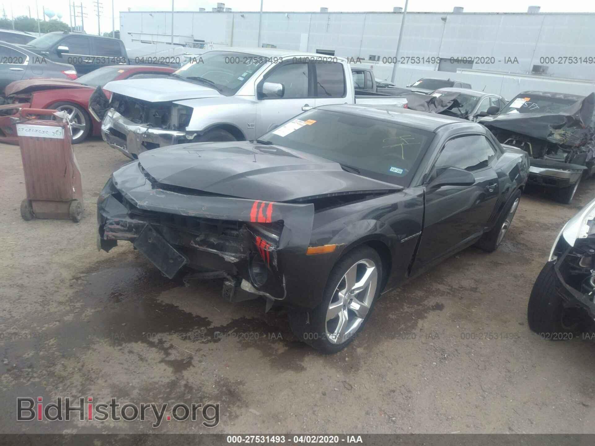 2013 CHEVROLET CAMARO - VIN: 2G1FA1E34D9234145 - Фото 2