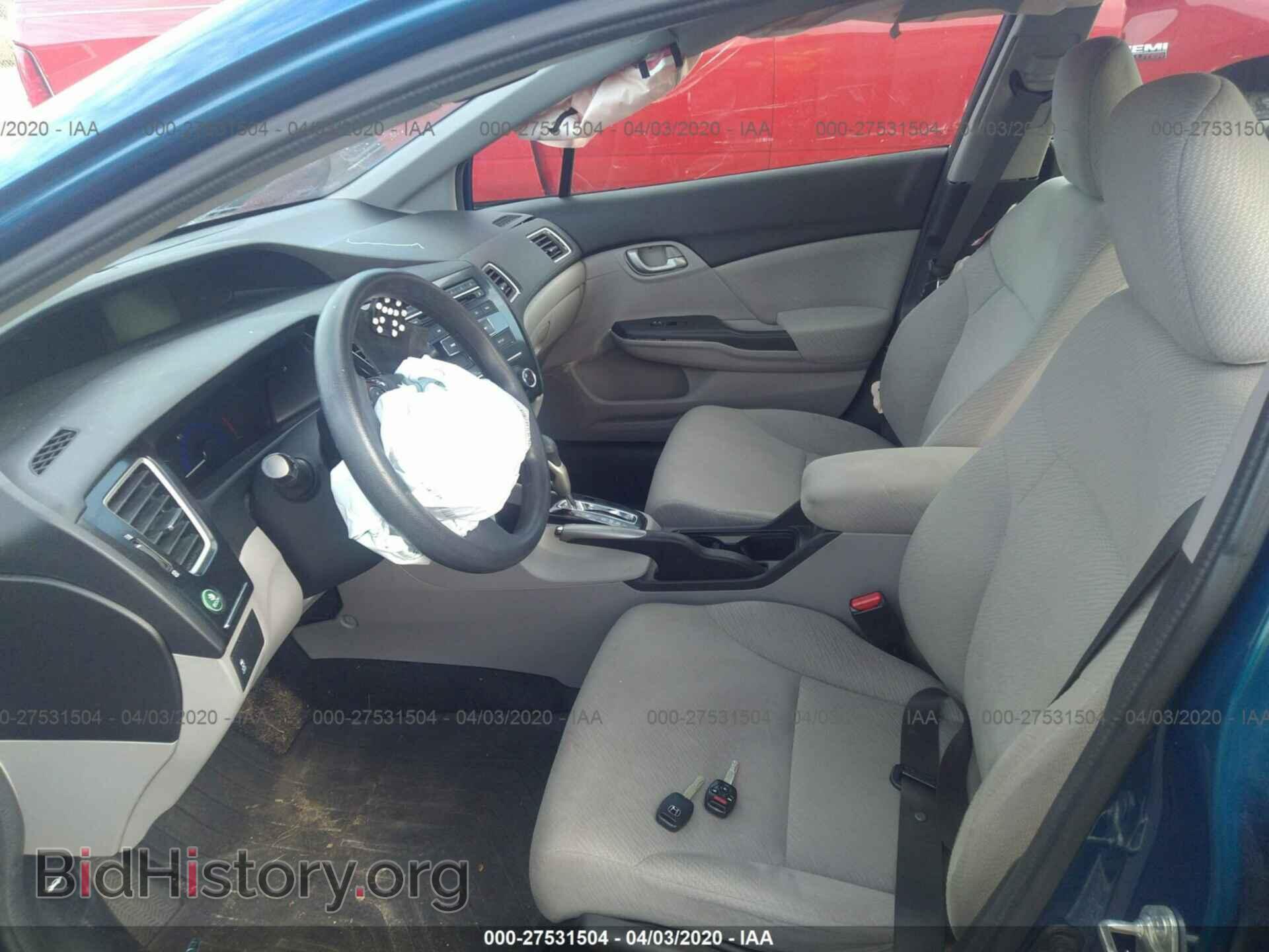 2013 HONDA CIVIC - VIN: 19XFB2F54DE025340 - Фото 5