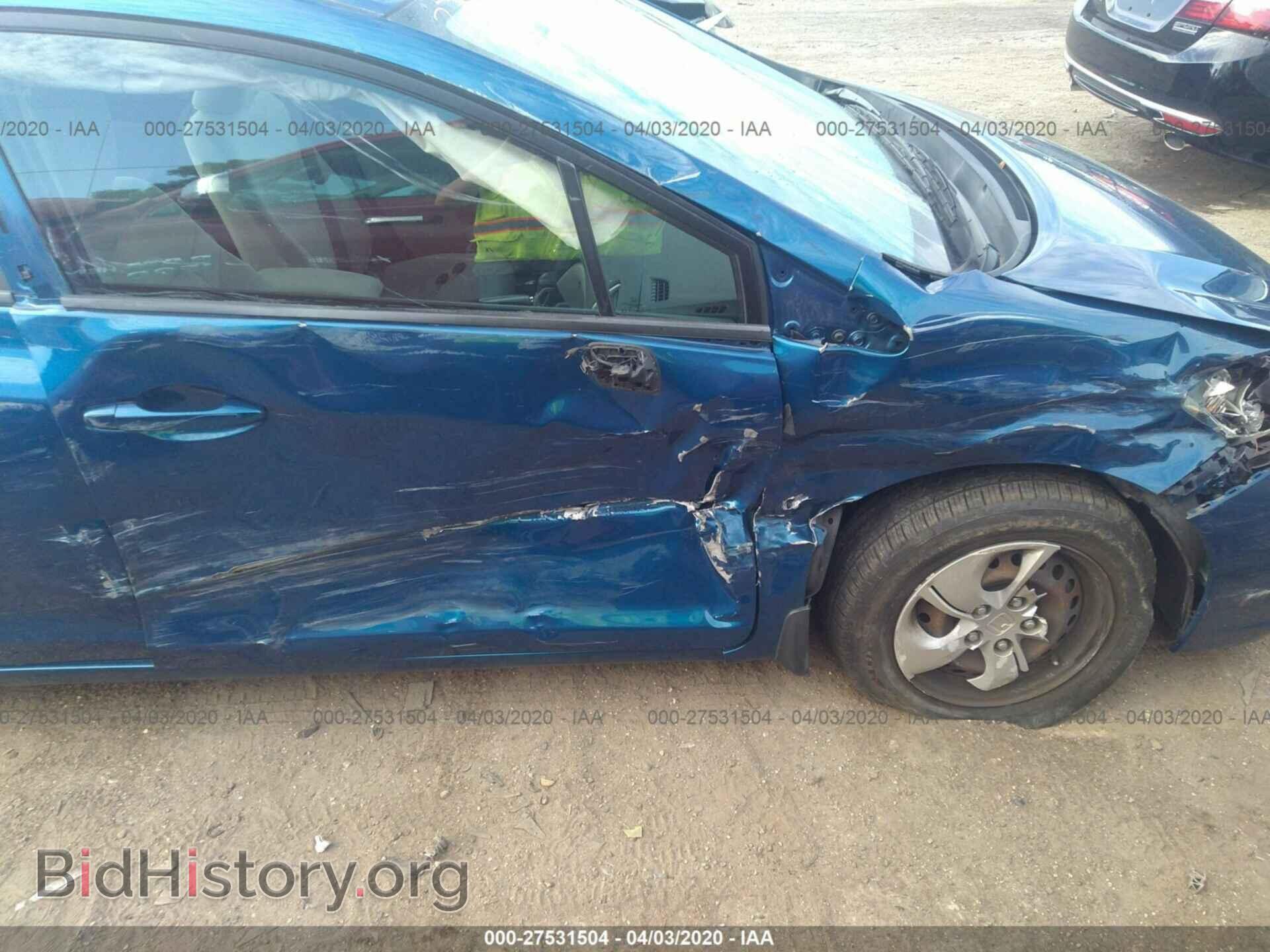 2013 HONDA CIVIC - VIN: 19XFB2F54DE025340 - Фото 6