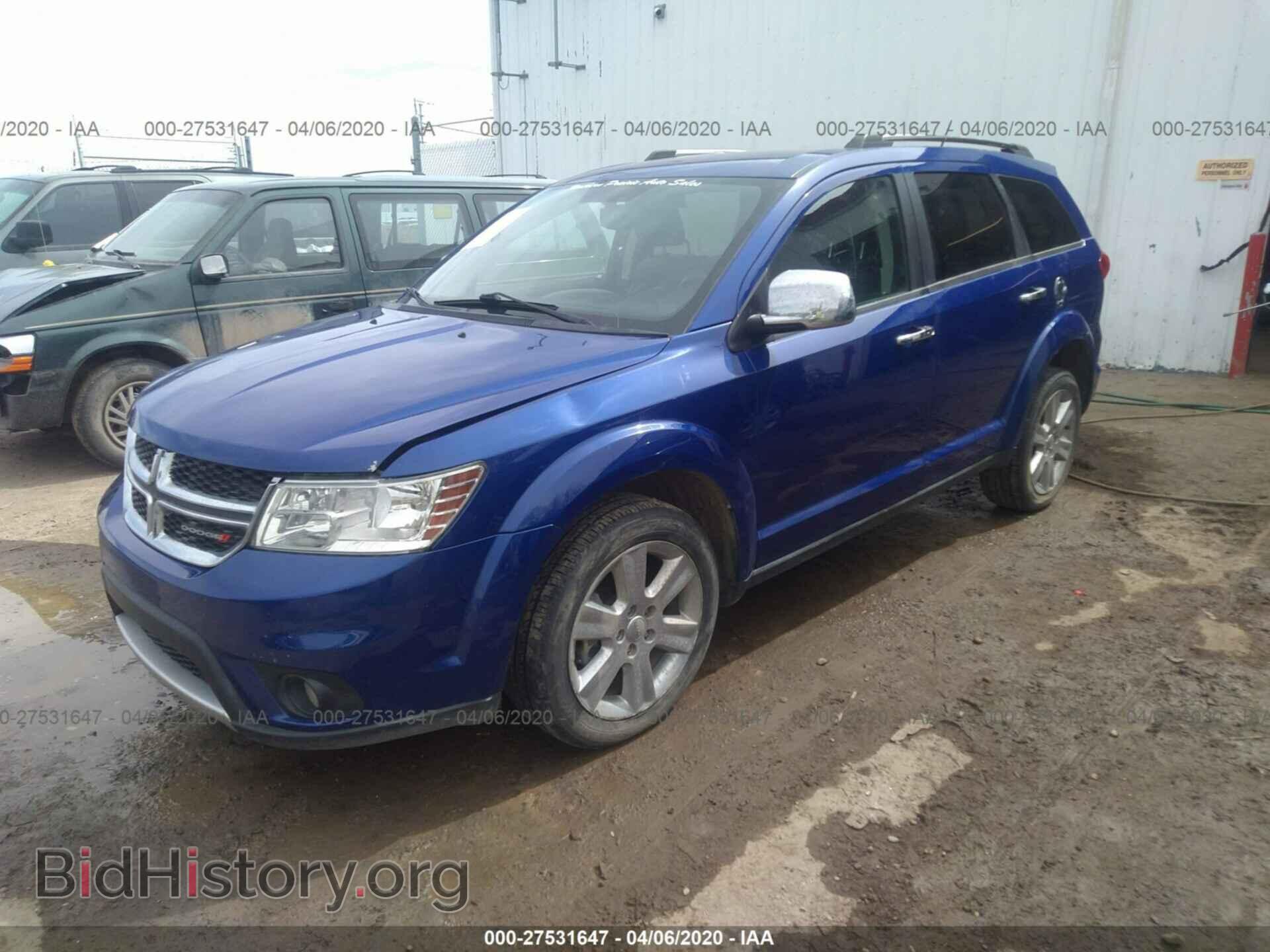2012 DODGE JOURNEY - VIN: 3C4PDDFG7CT257548 - Фото 2