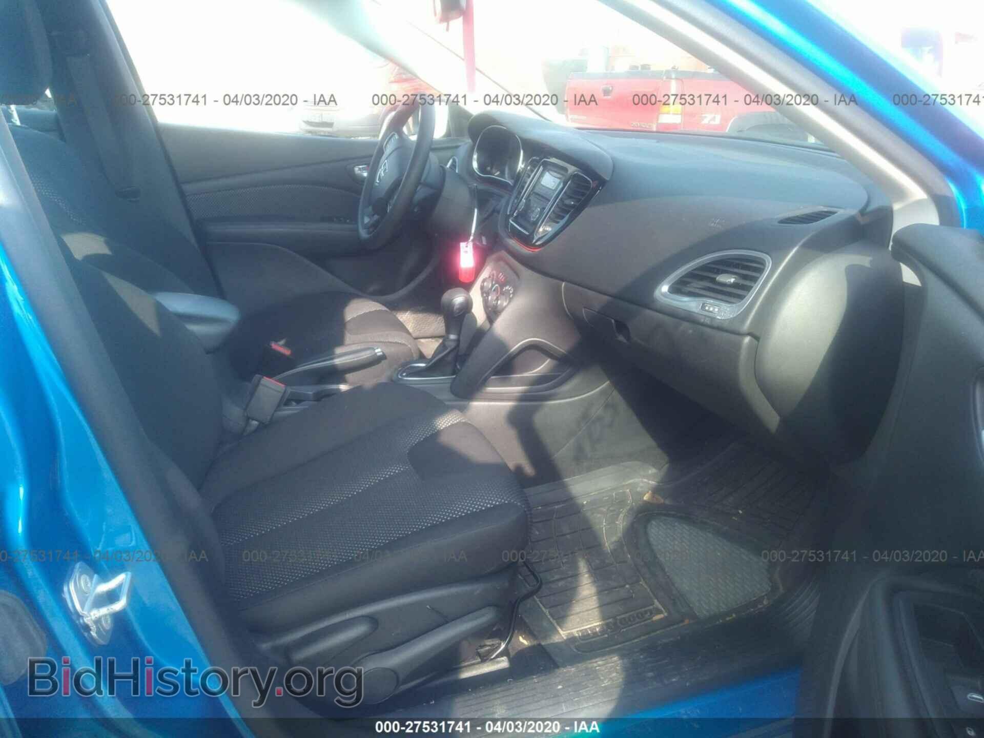 2016 DODGE DART - VIN: 1C3CDFAA3GD625530 - Фото 5