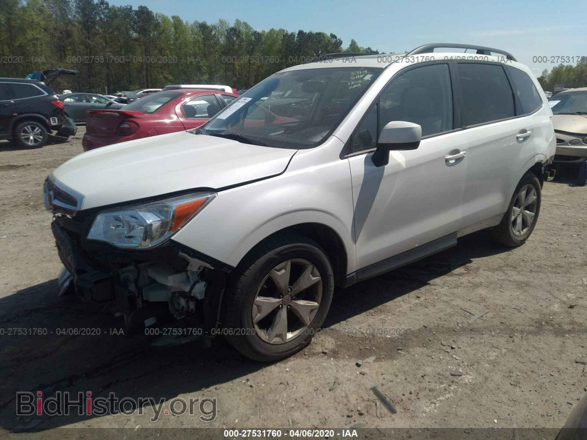 2015 SUBARU FORESTER - VIN: JF2SJAFC4FH525989 - Фото 2
