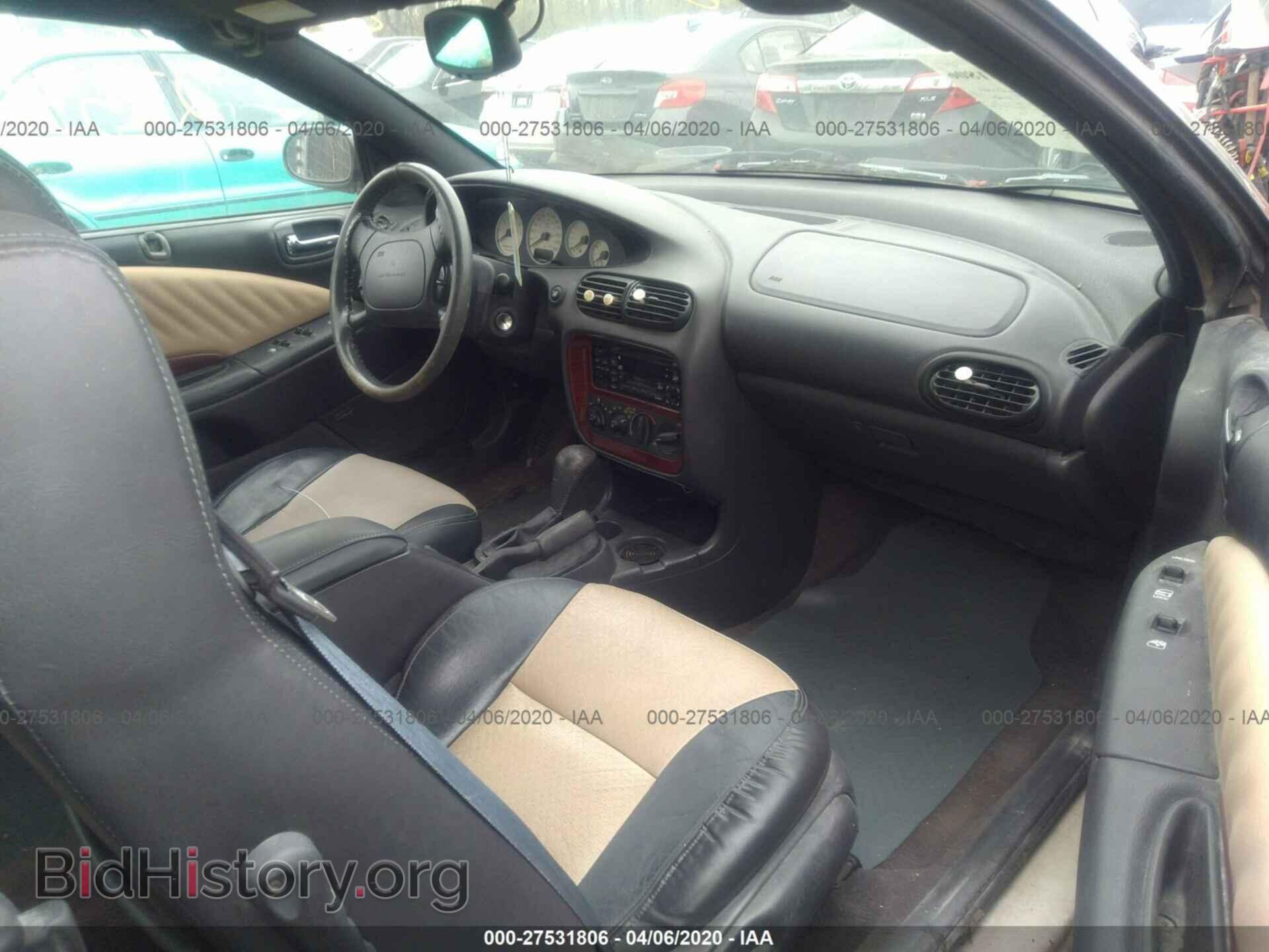 1998 CHRYSLER SEBRING - VIN: 3C3EL55H5WT309116 - Фото 5