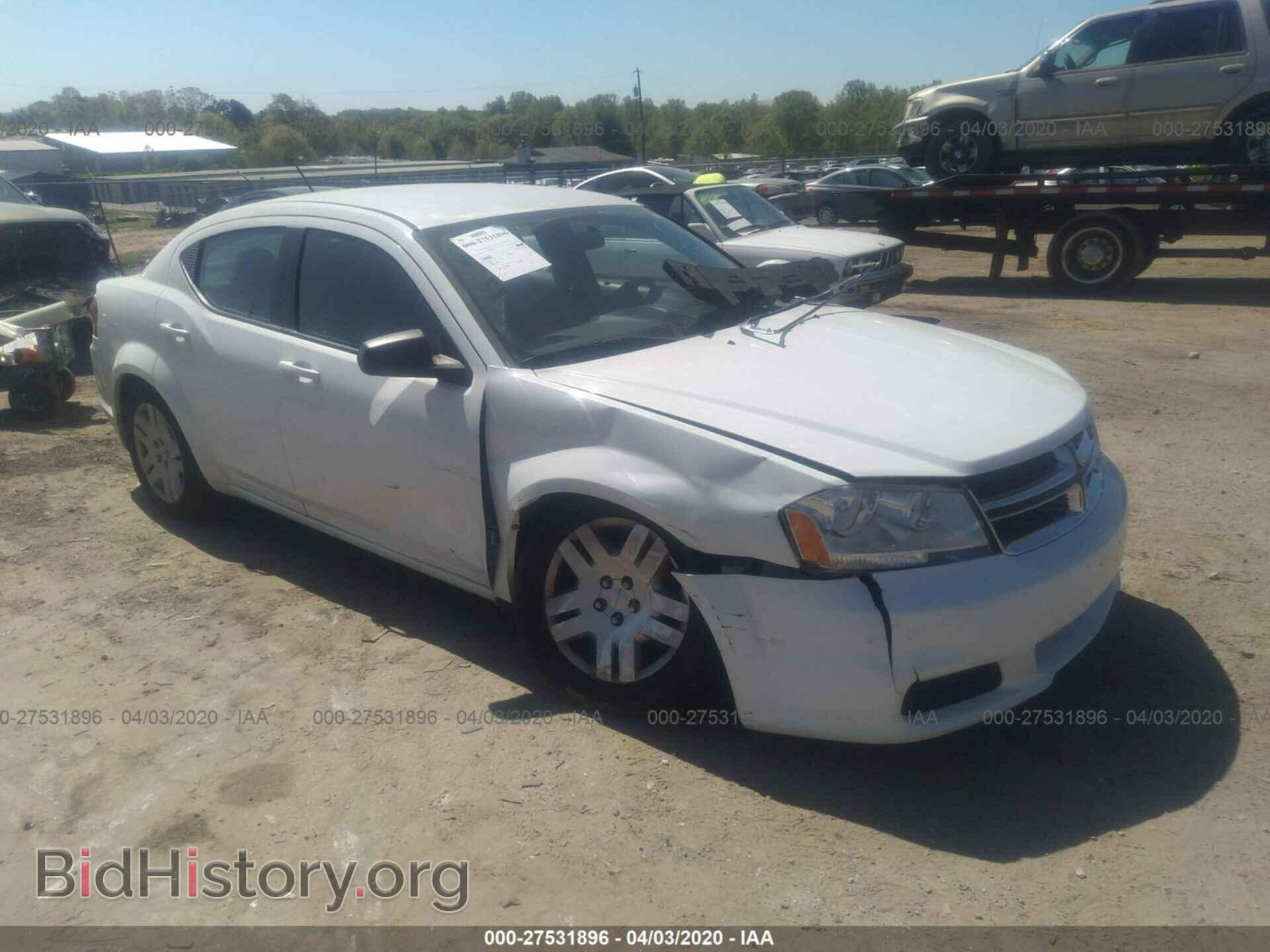 Фотография 1C3CDZAG1DN753647 - DODGE AVENGER 2013