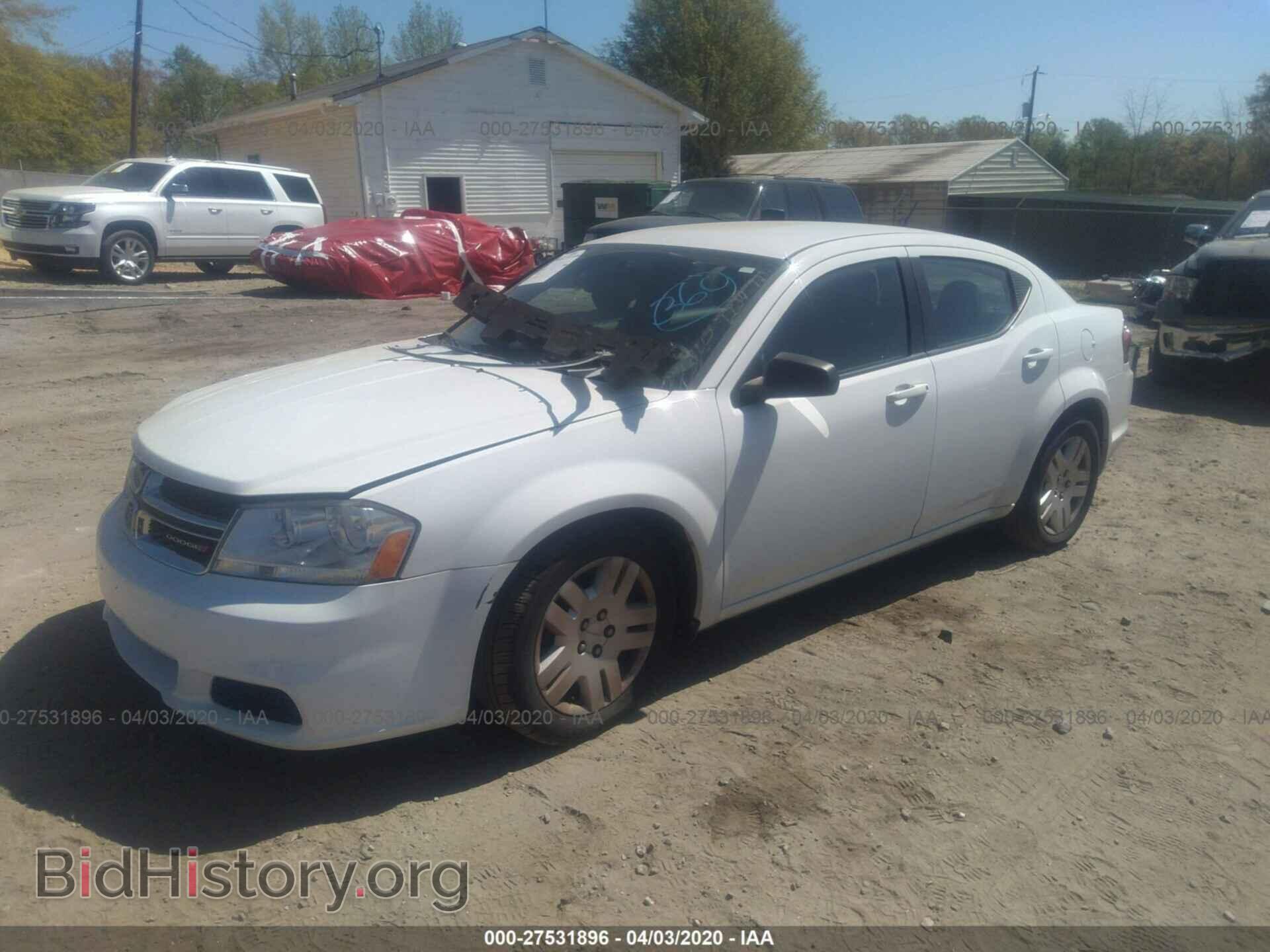 2013 DODGE AVENGER - VIN: 1C3CDZAG1DN753647 - Фото 2