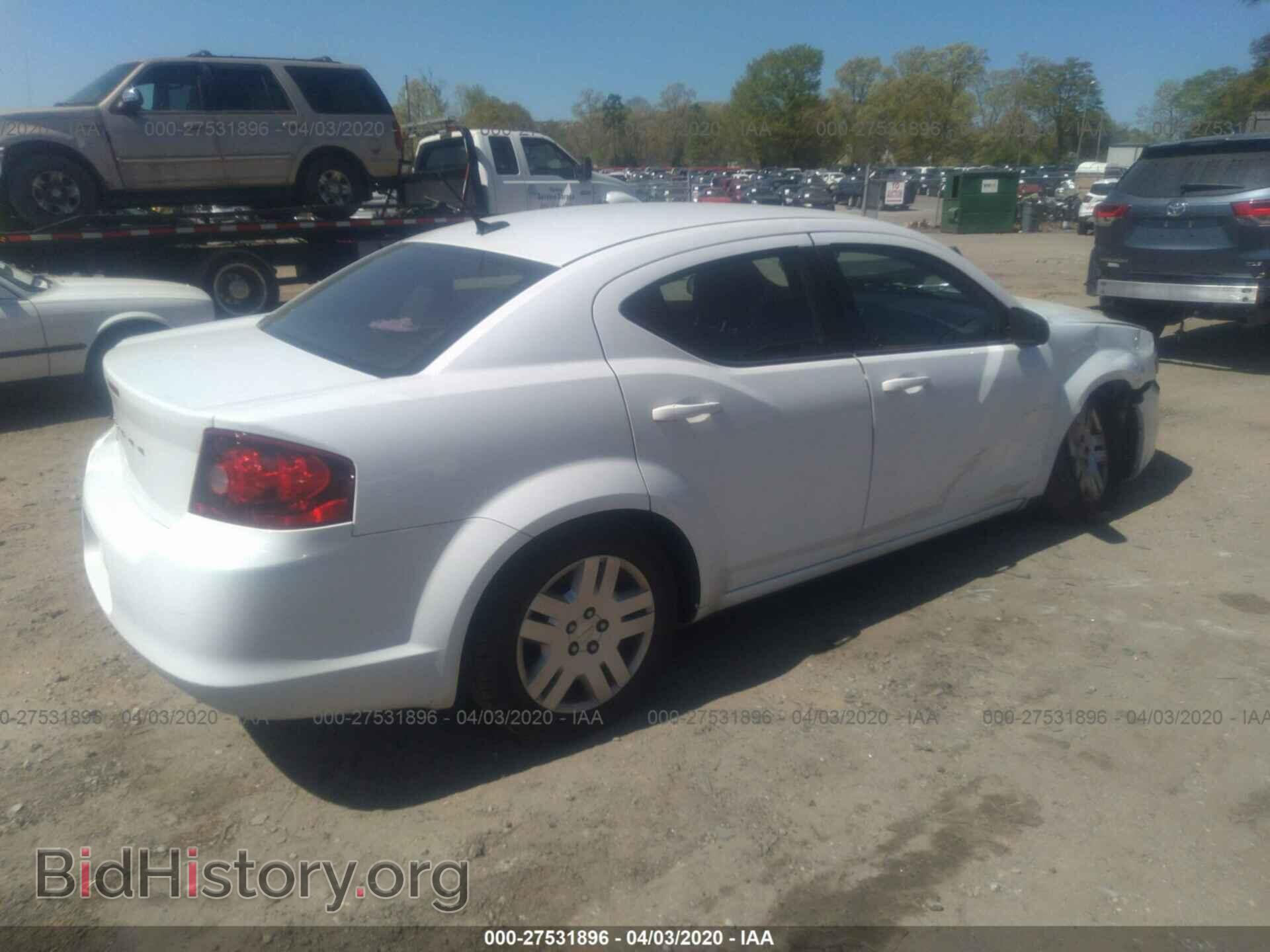 2013 DODGE AVENGER - VIN: 1C3CDZAG1DN753647 - Фото 4