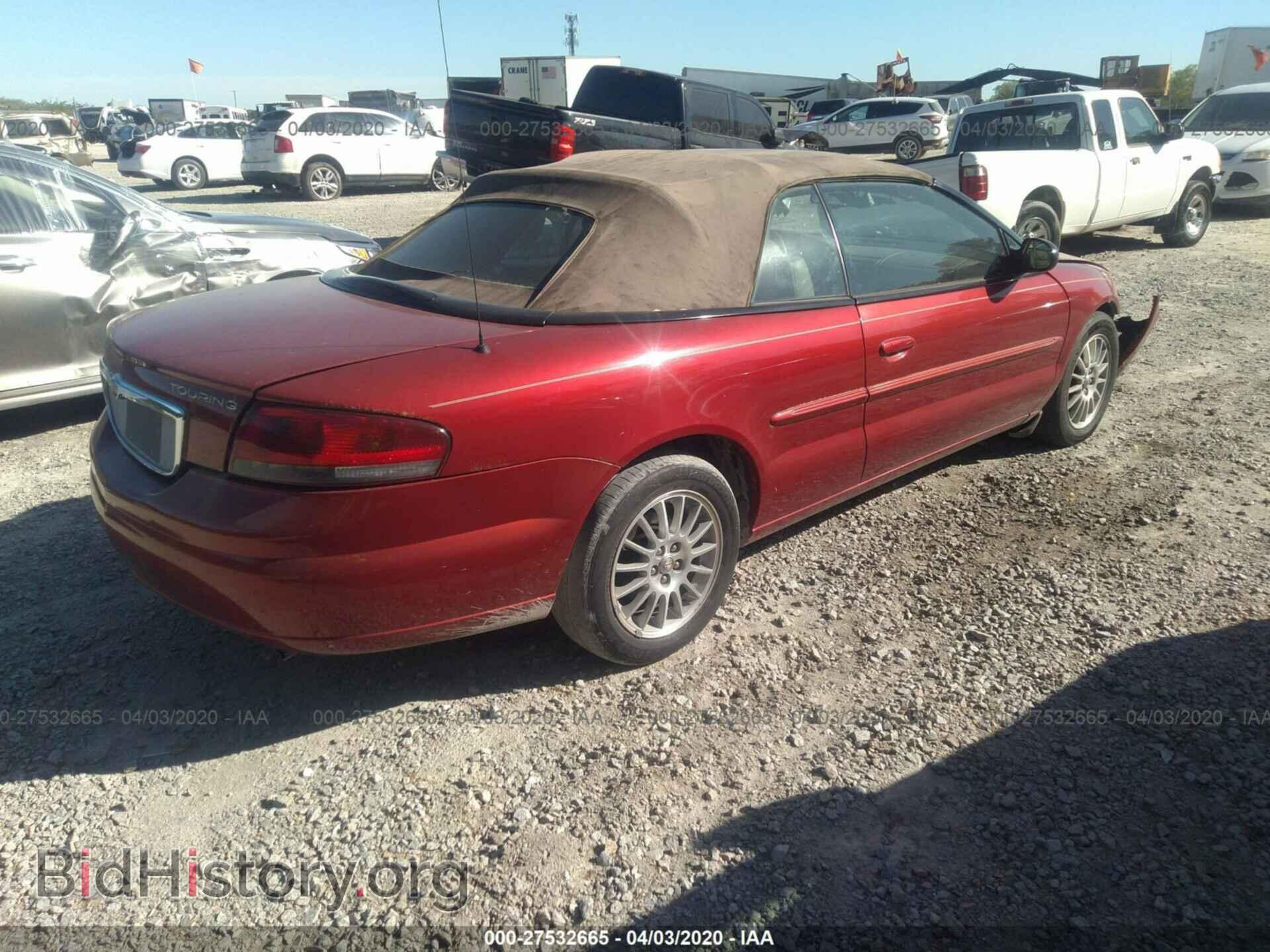 2004 CHRYSLER SEBRING - VIN: 1C3EL55R14N252869 - Фото 4