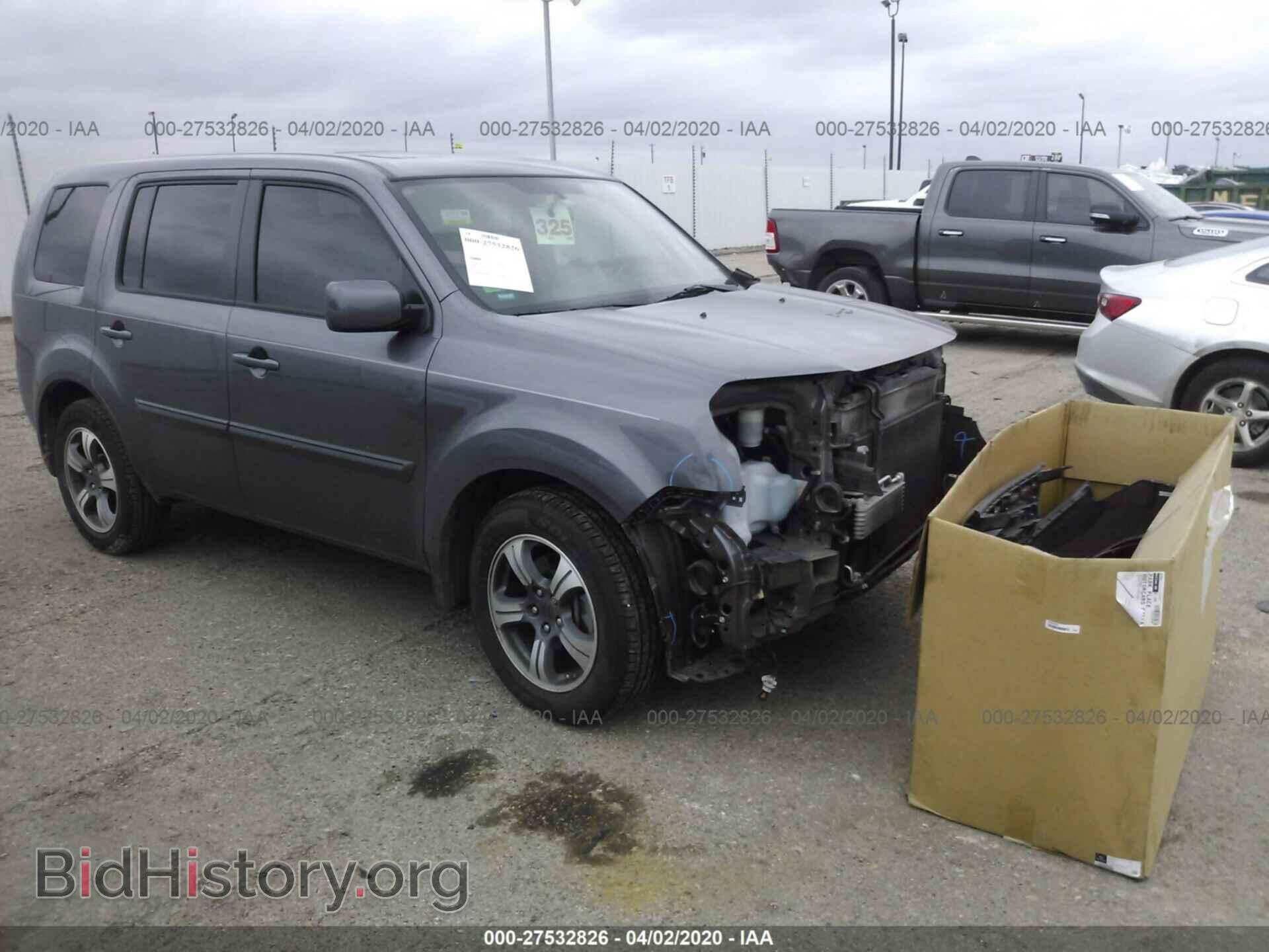 Фотография 5FNYF4H32FB076935 - HONDA PILOT 2015