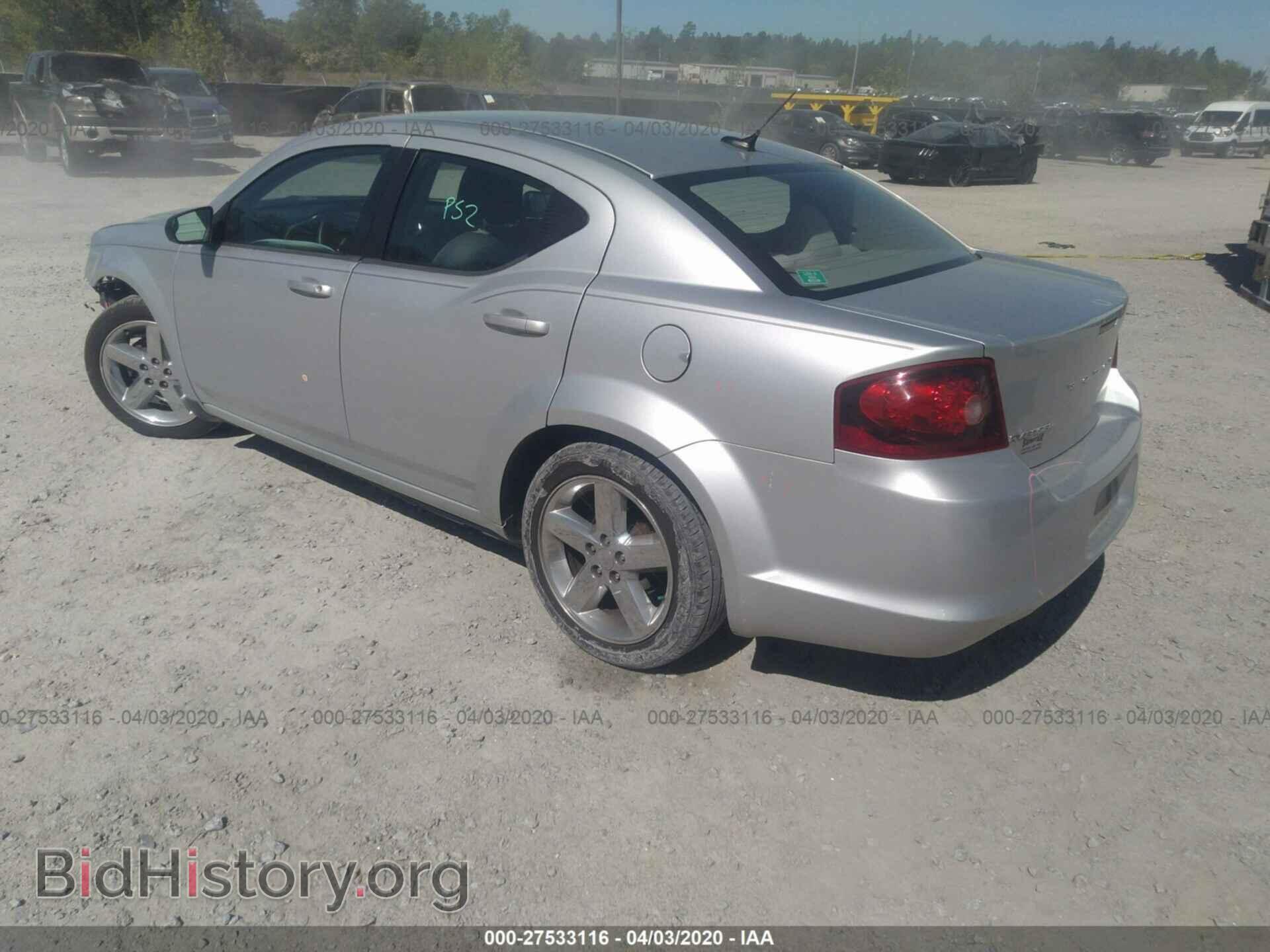 2012 DODGE AVENGER - VIN: 1C3CDZAB5CN158562 - Фото 3