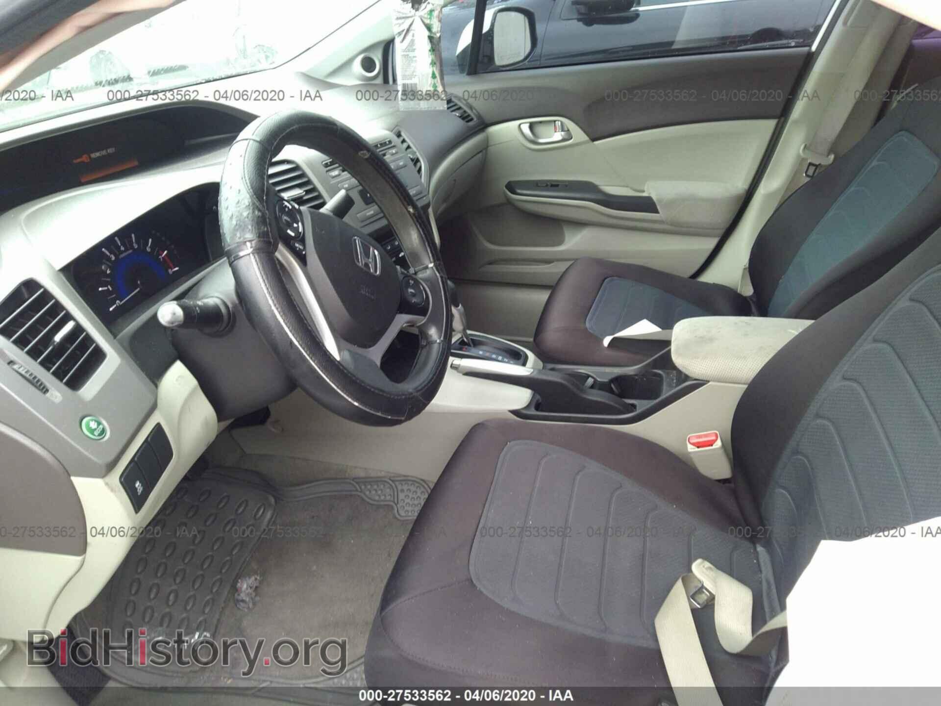 2012 HONDA CIVIC - VIN: 19XFB2F86CE376775 - Photo 5