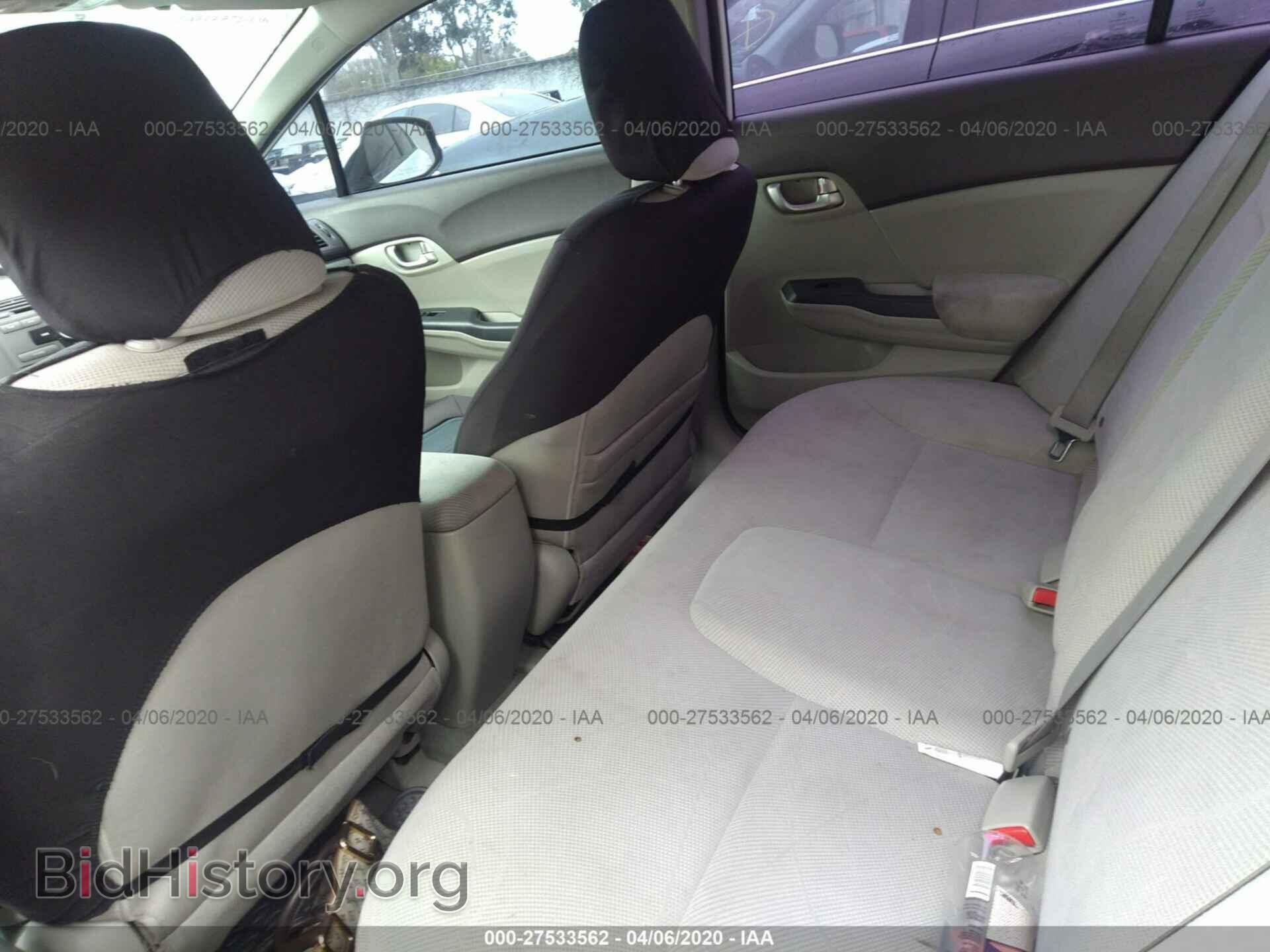 2012 HONDA CIVIC - VIN: 19XFB2F86CE376775 - Photo 8