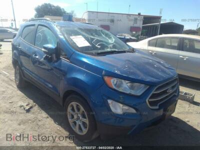2018 Ford ECOSPORT SE, blue — VIN MAJ3P1TE8JC185233, IAAI