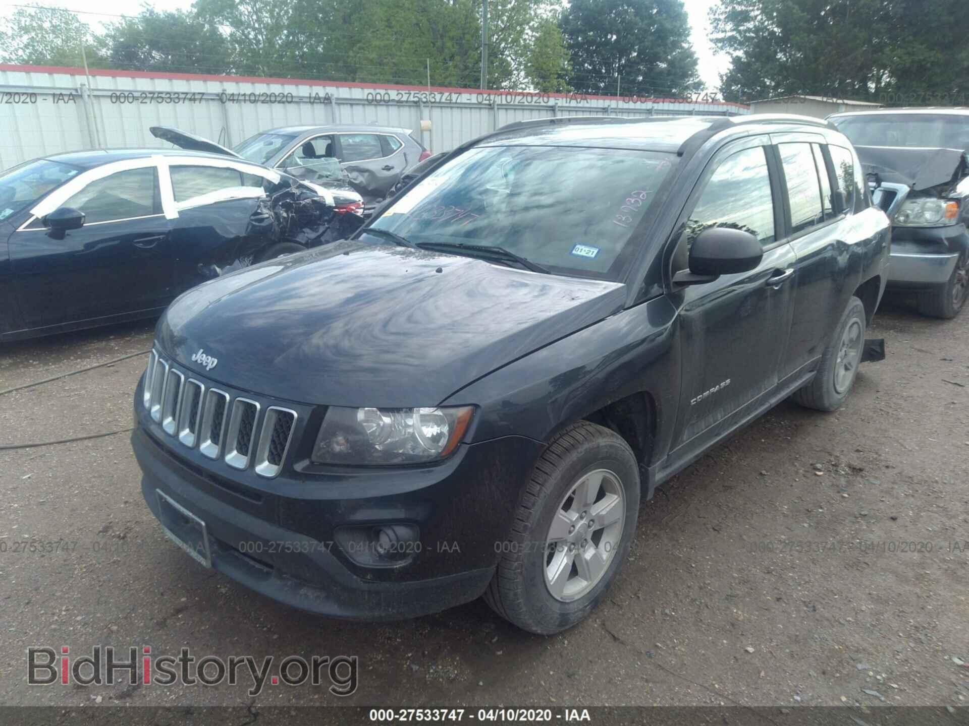 2014 JEEP COMPASS - VIN: 1C4NJCBA8ED882092 - Фото 2