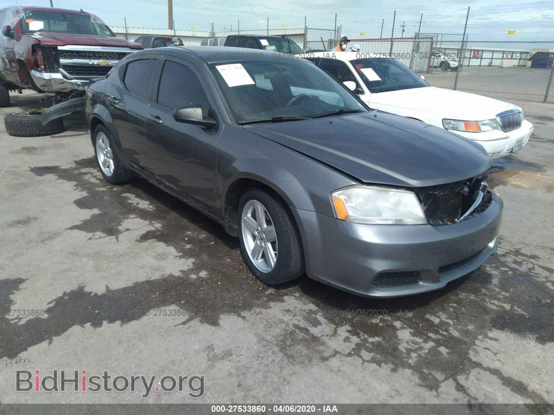 Фотография 1C3CDZAB1DN518721 - DODGE AVENGER 2013