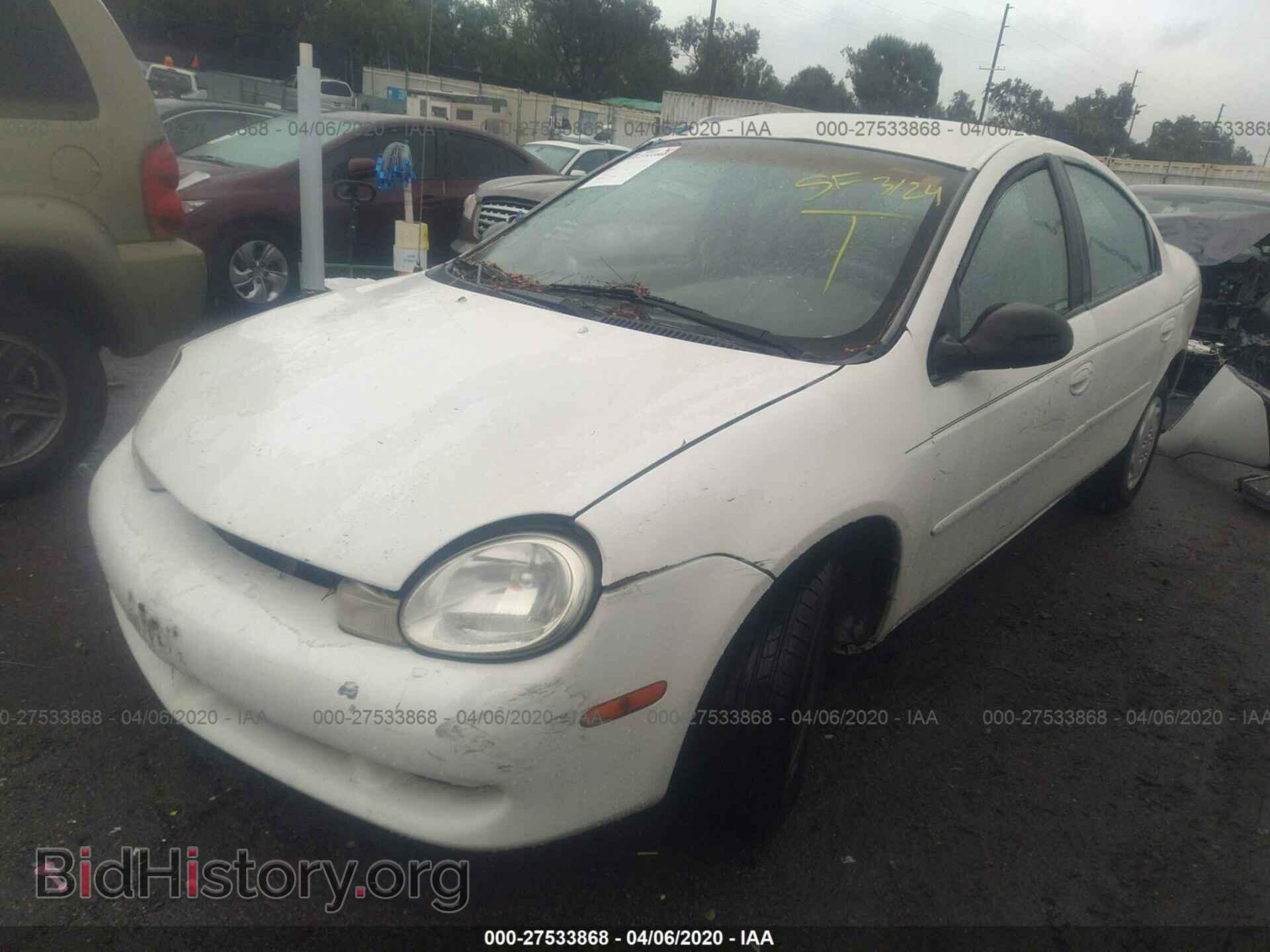 2001 DODGE NEON - VIN: 1B3ES46C11D157654 - Фото 2