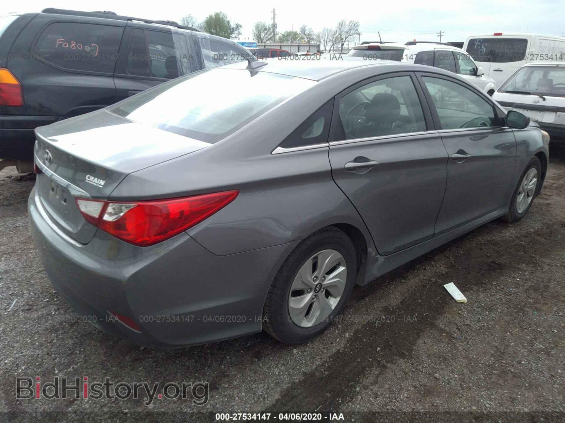 2014 HYUNDAI SONATA - VIN: 5NPEB4AC3EH803377 - Фото 4