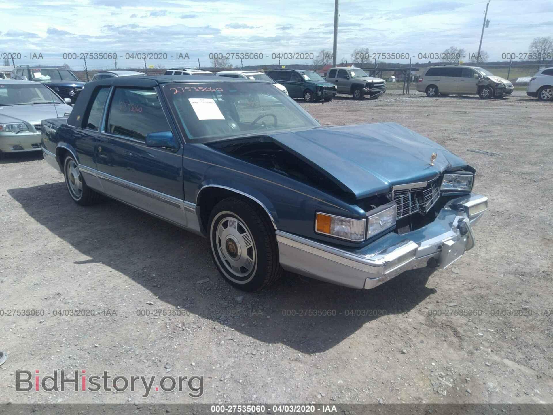 Photo 1G6CD13B8N4290320 - CADILLAC DEVILLE 1992