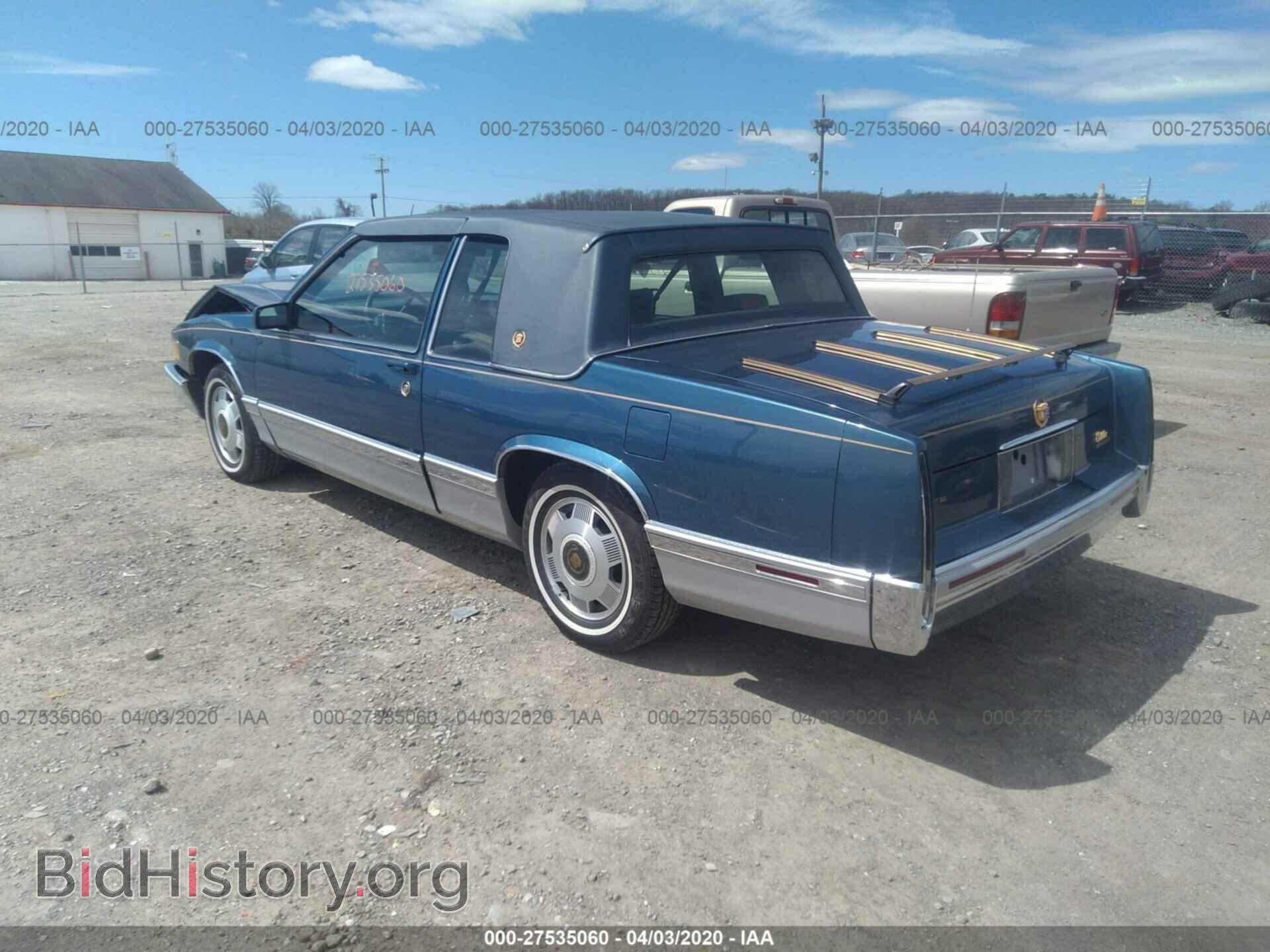 1992 CADILLAC DEVILLE - VIN: 1G6CD13B8N4290320 - Фото 3