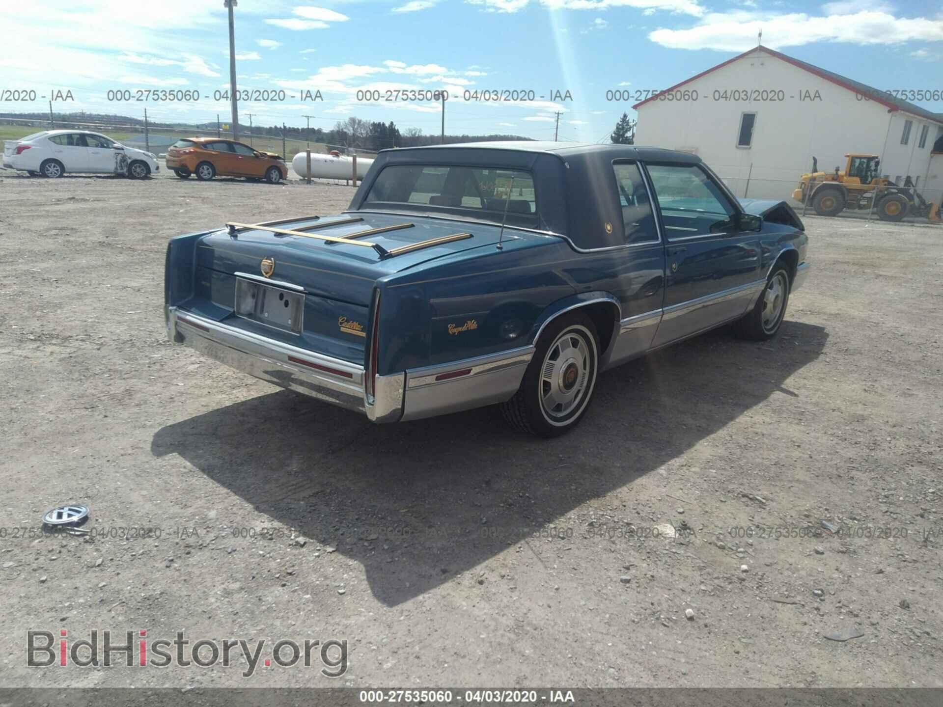 1992 CADILLAC DEVILLE - VIN: 1G6CD13B8N4290320 - Фото 4