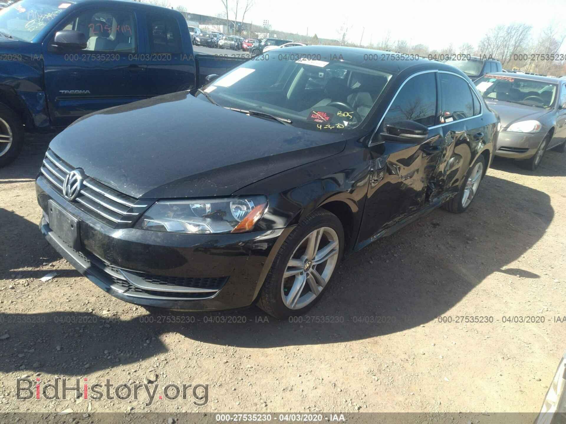 2014 VOLKSWAGEN PASSAT - VIN: 1VWBT7A37EC103128 - Фото 2