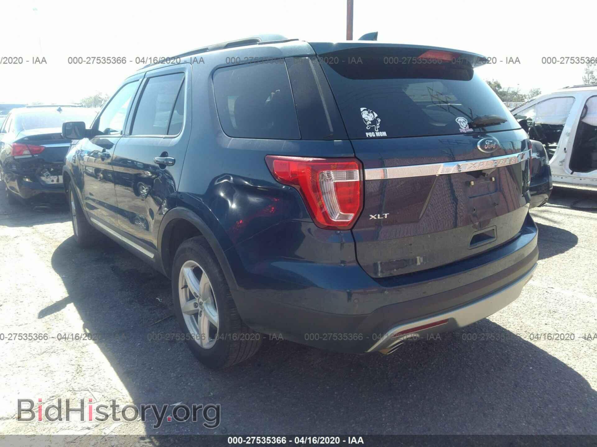 2016 FORD EXPLORER - VIN: 1FM5K8D81GGC88932 - Фото 3