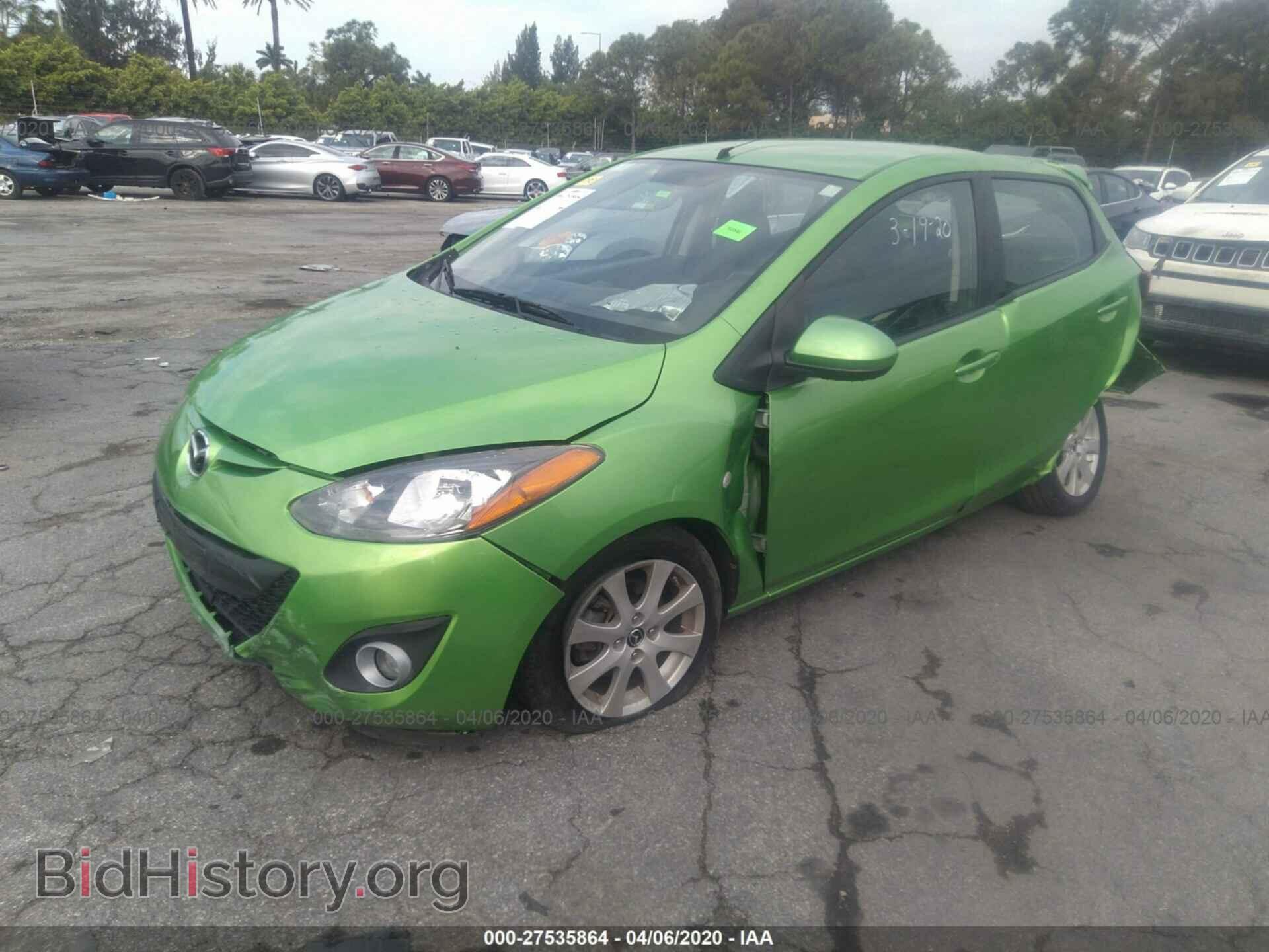 2013 MAZDA MAZDA2 - VIN: JM1DE1LZ5D0162375 - Фото 2