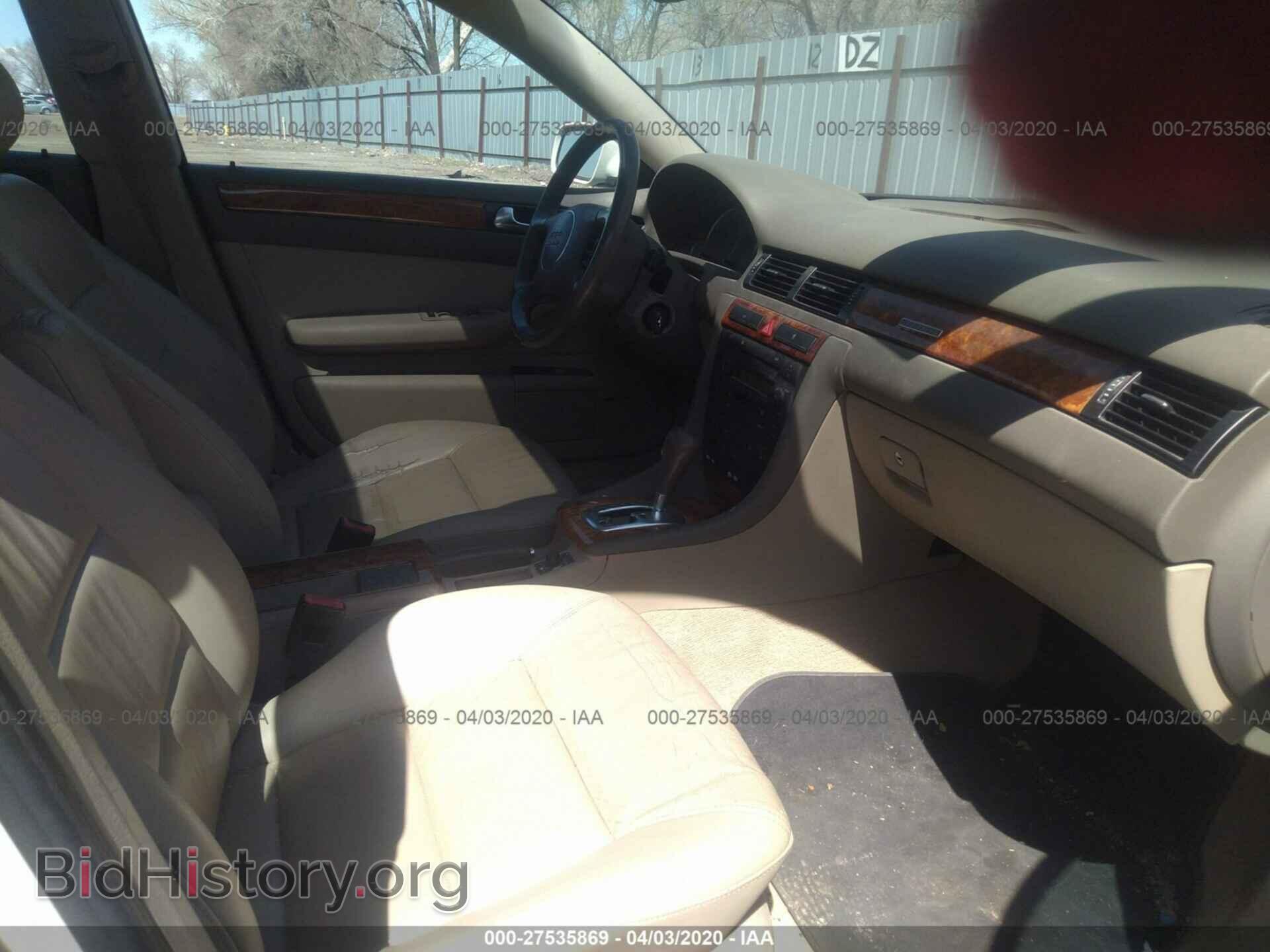 2004 AUDI A6 - VIN: WAULD64B54N016670 - Фото 5
