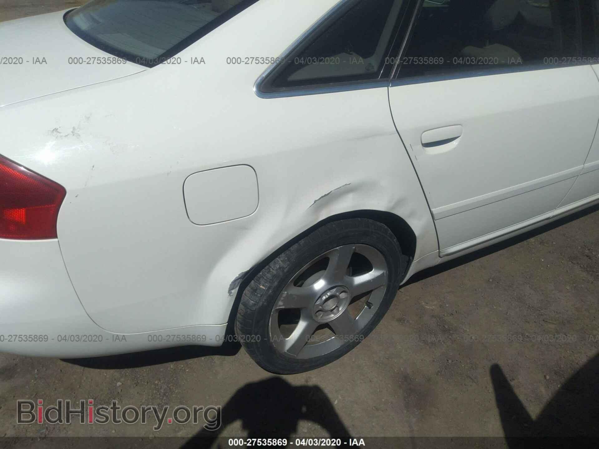 2004 AUDI A6 - VIN: WAULD64B54N016670 - Фото 6