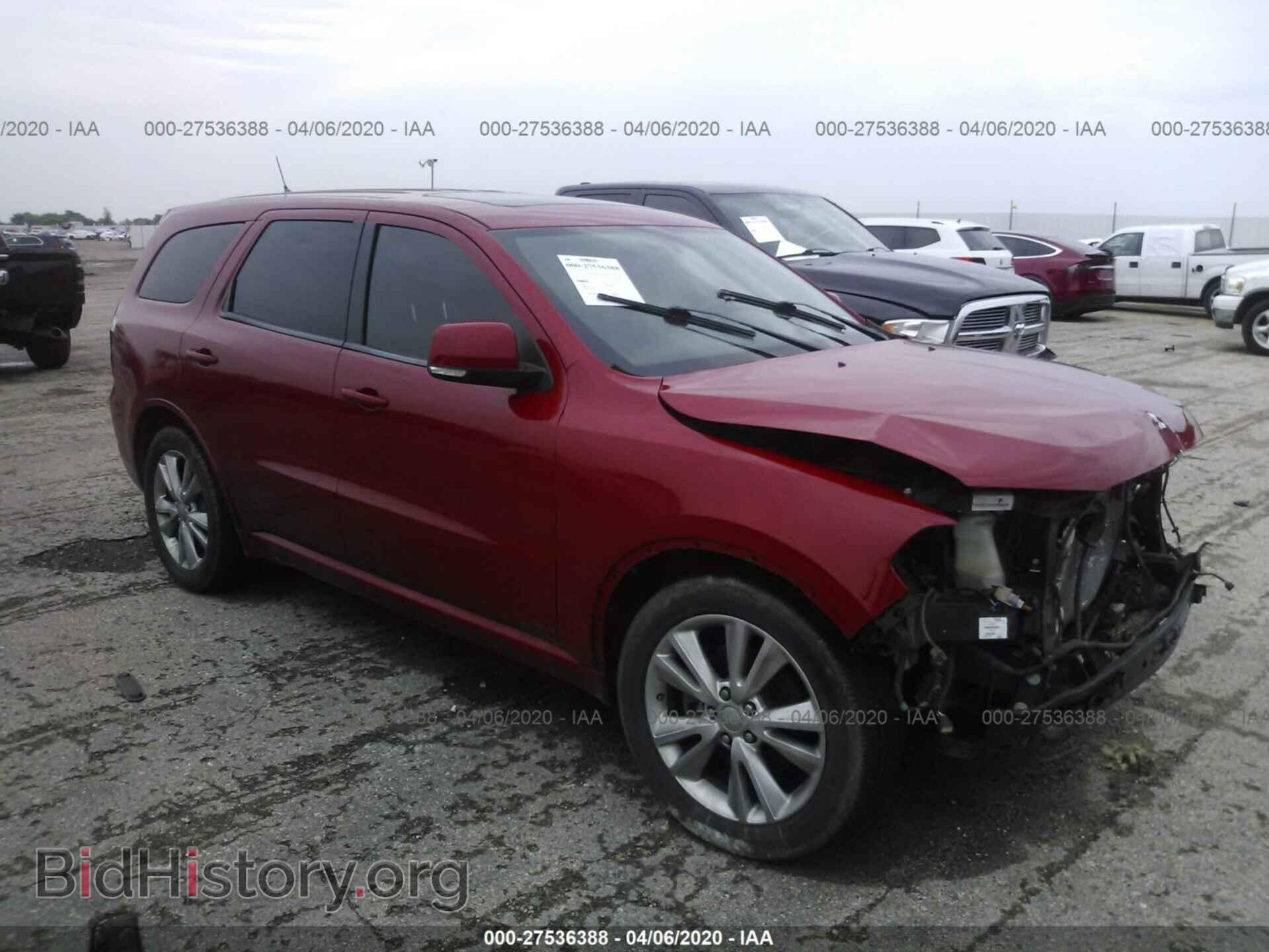 Photo 1C4SDHCT7CC253000 - DODGE DURANGO 2012