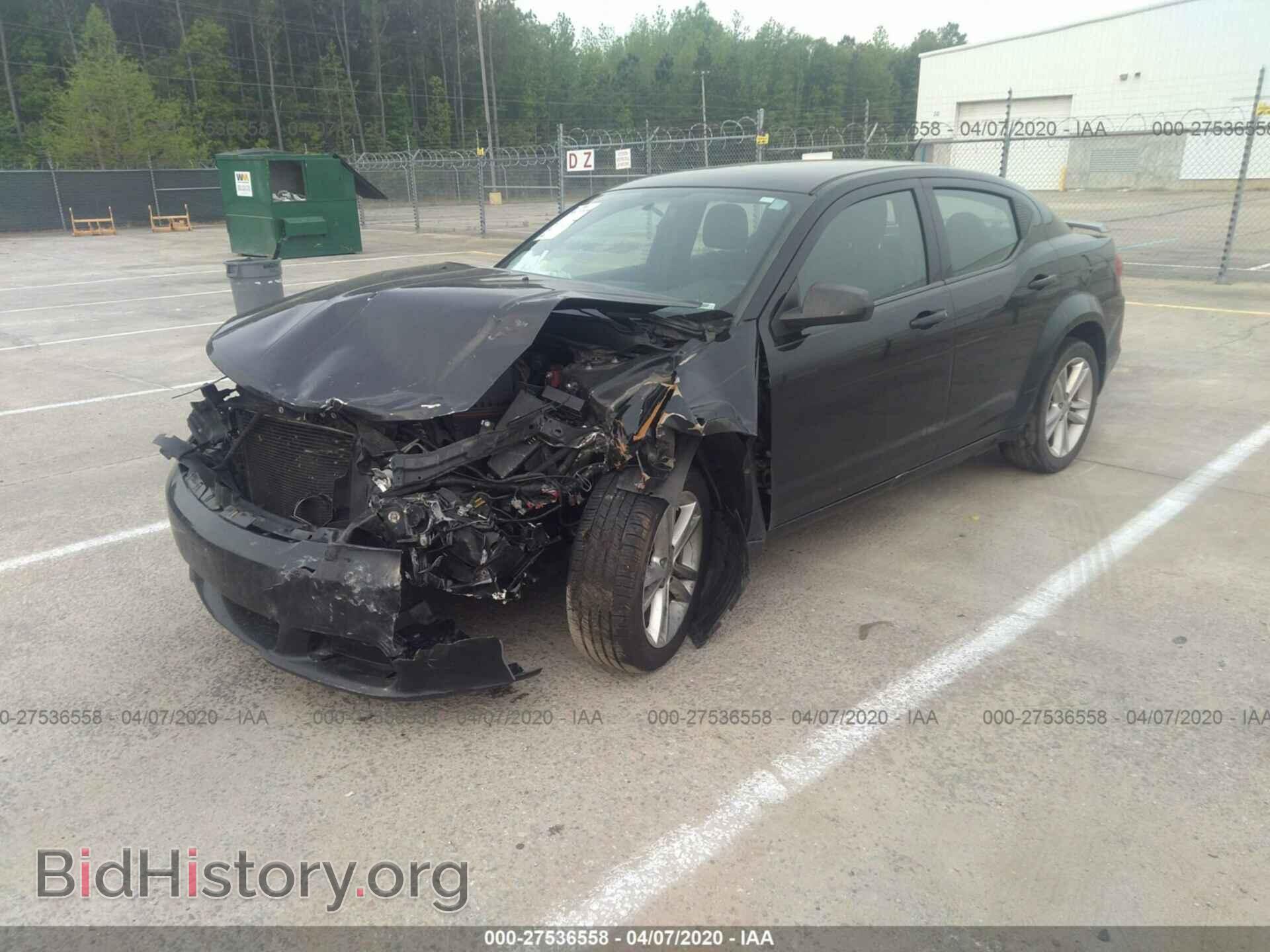2013 DODGE AVENGER - VIN: 1C3CDZAG7DN768749 - Фото 2