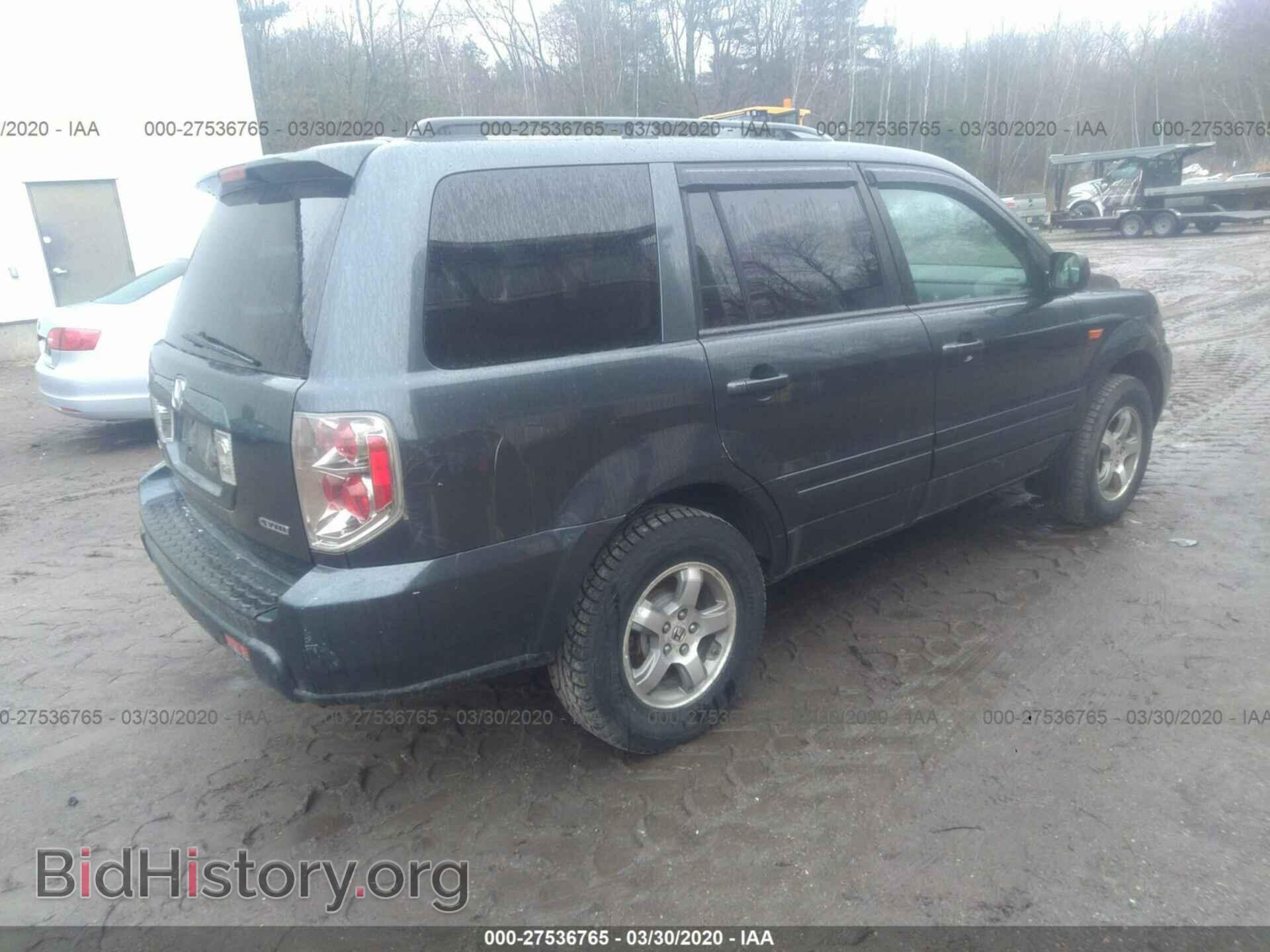 2006 HONDA PILOT - VIN: 2HKYF18666H513703 - Фото 4