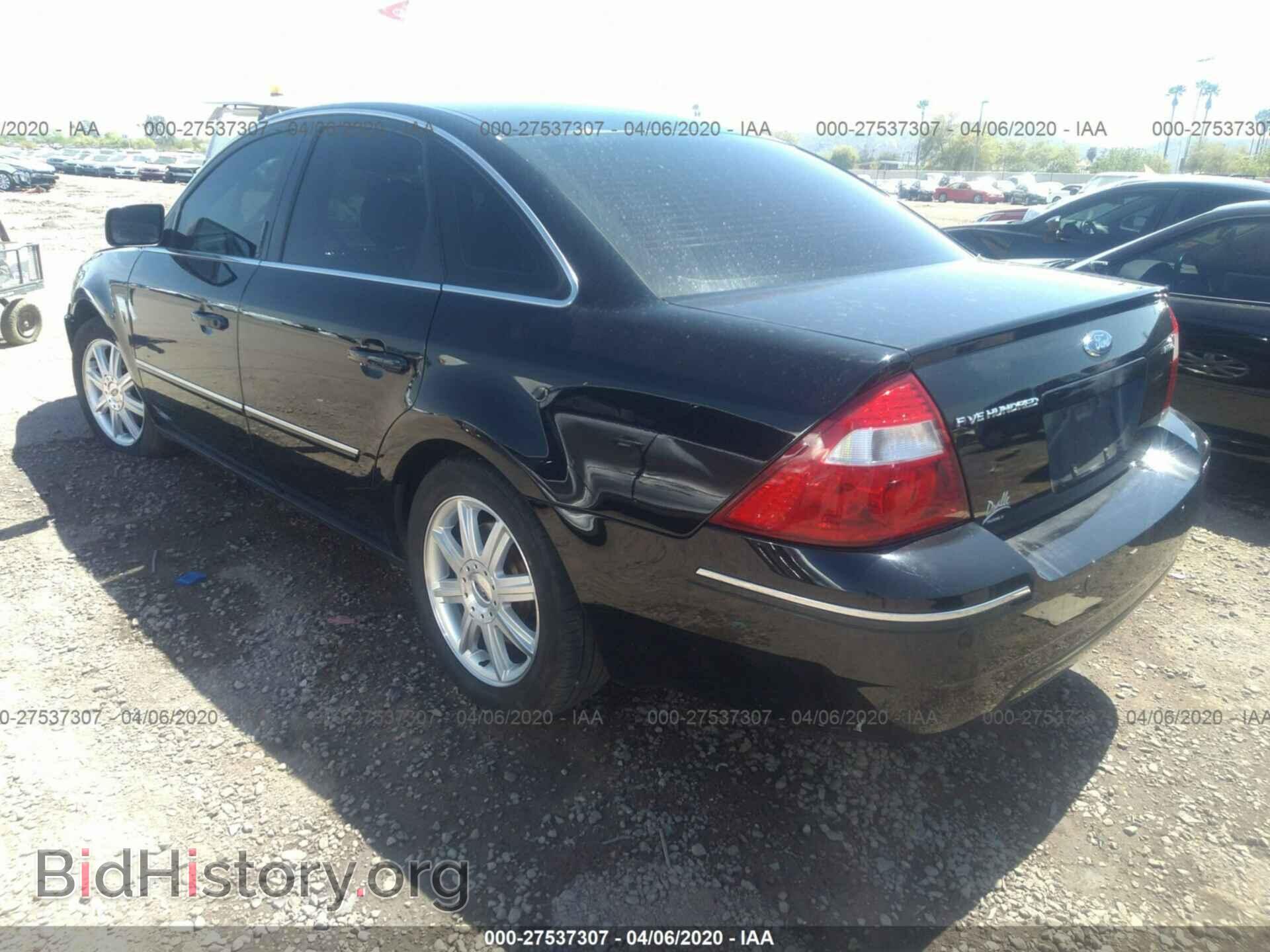 2005 FORD FIVE HUNDRED - VIN: 1FAFP25165G143591 - Фото 3