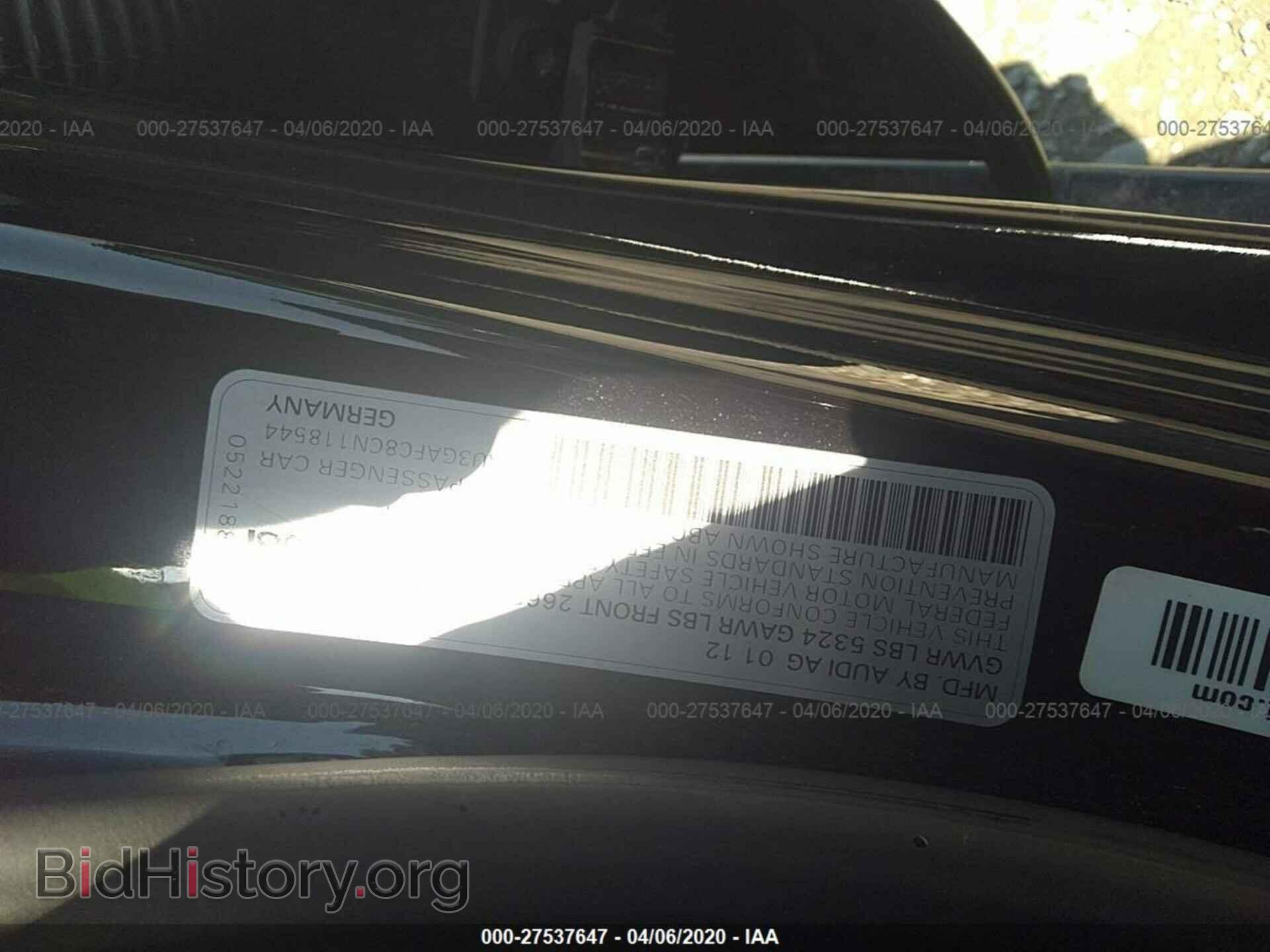 2012 AUDI A7 - VIN: WAU3GAFC8CN118544 - Photo 9